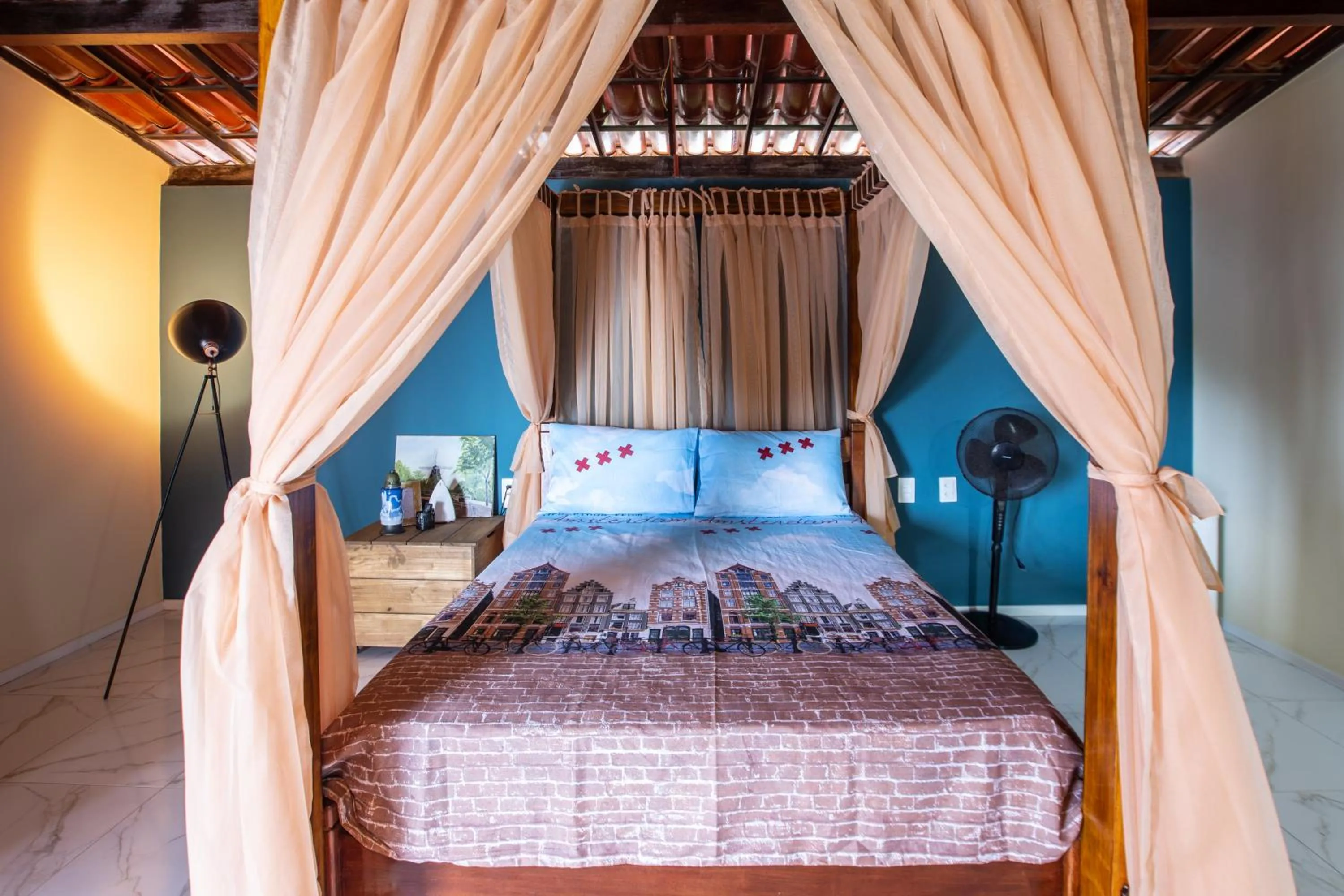 Bed in Casa Ferreira Cumbuco