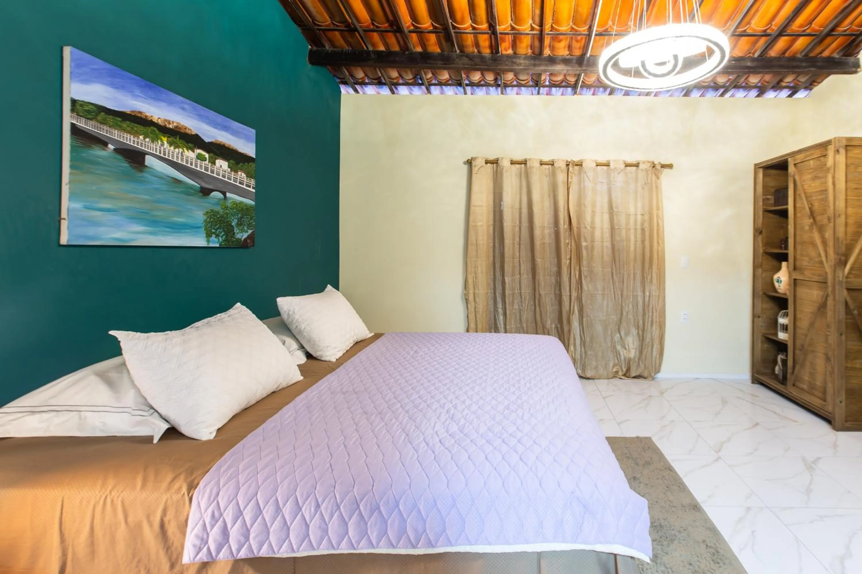 Bed in Casa Ferreira Cumbuco