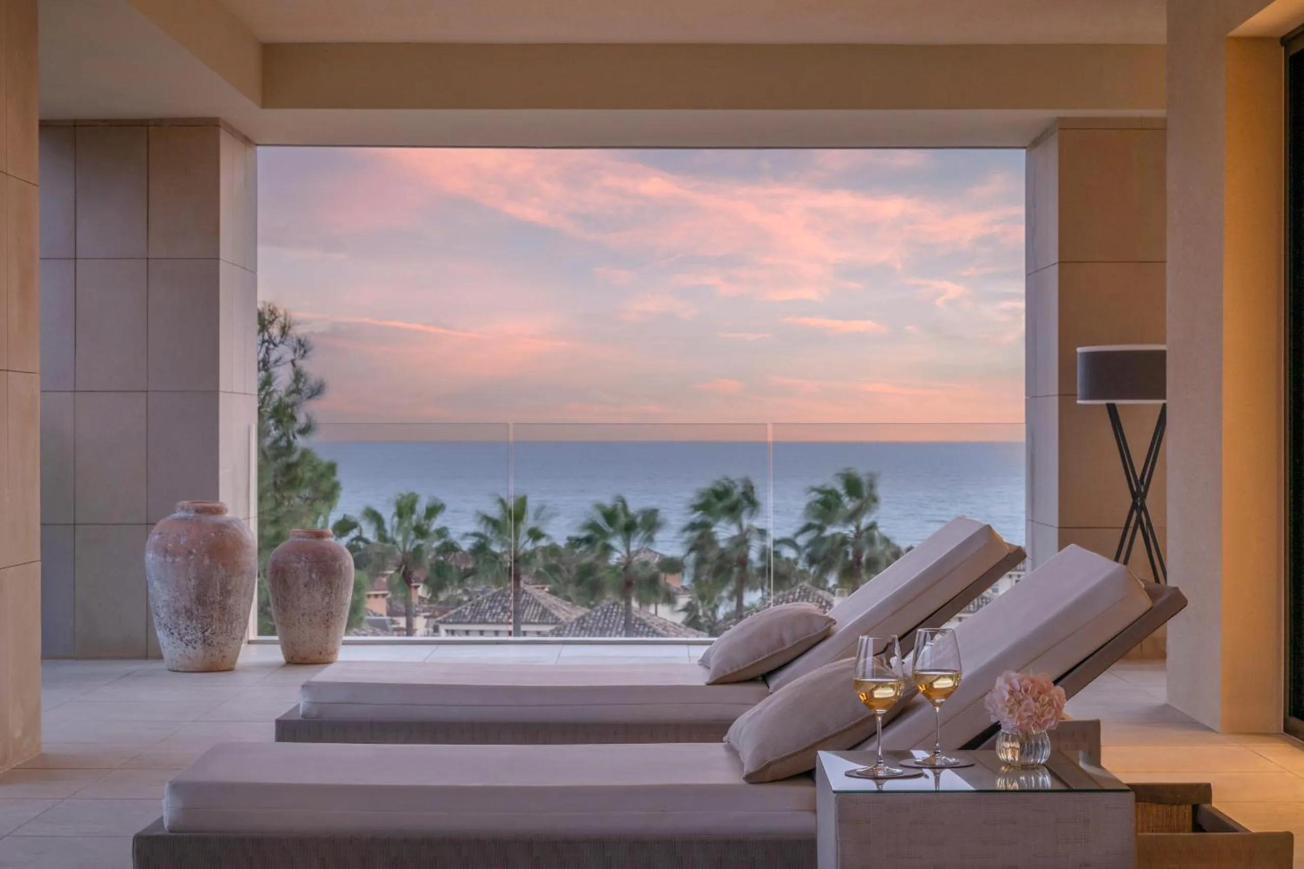 Sunset in Don Carlos Marbella