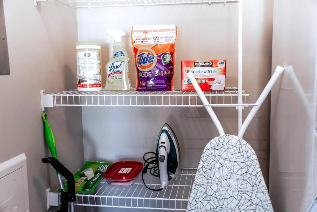 furniture in Bright Luxe Condo, AC, Top Floor, King Bed, Balcony!