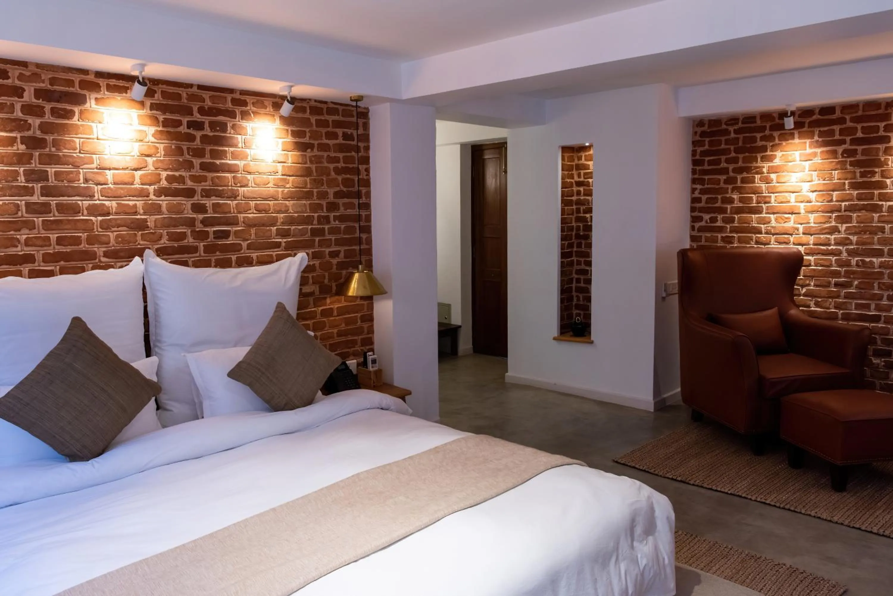 Photo of the whole room, Bed in The Nanee - Bhaktapur Durbar Square