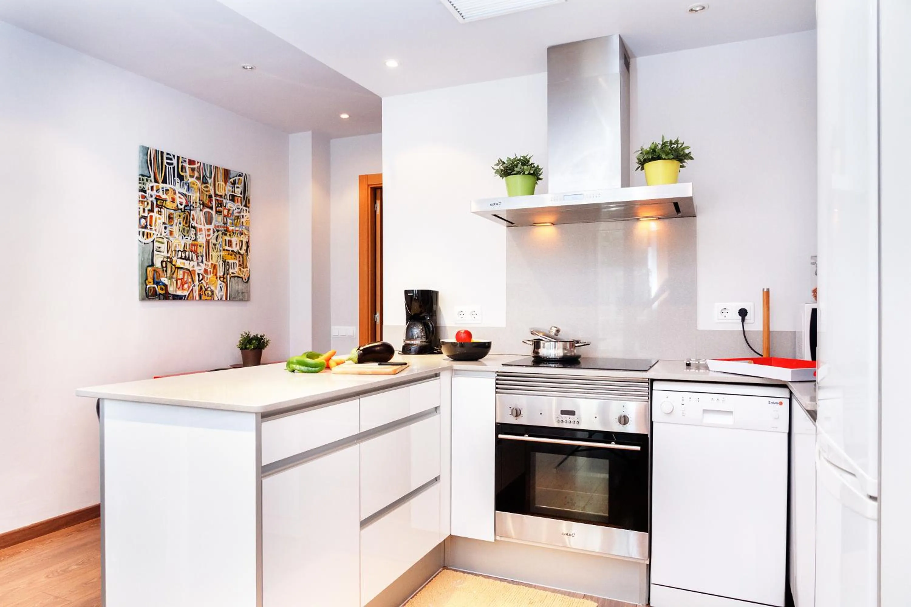 Kitchen or kitchenette in Feelathome Center Apartments