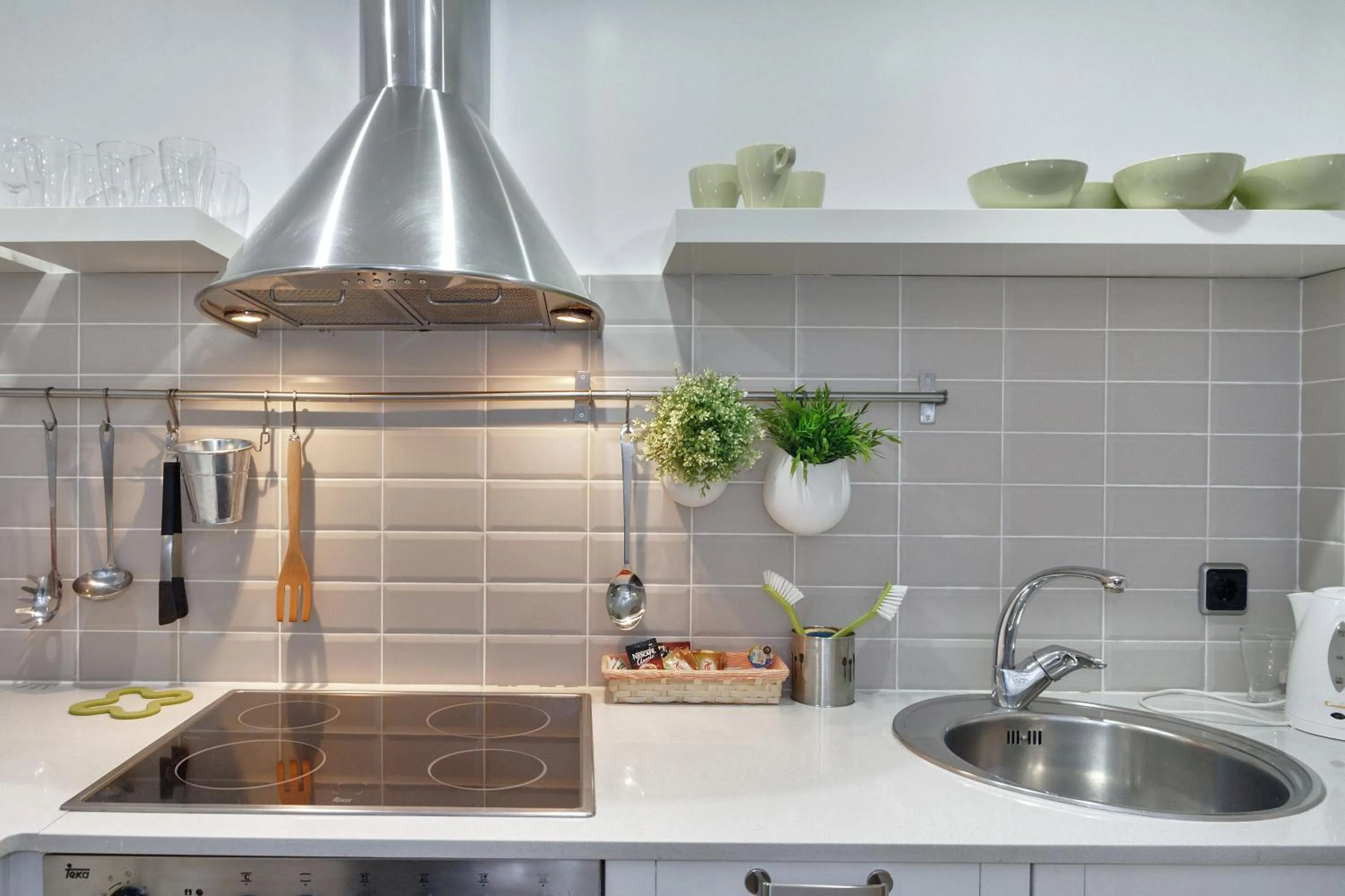 Kitchen or kitchenette in Feelathome Center Apartments