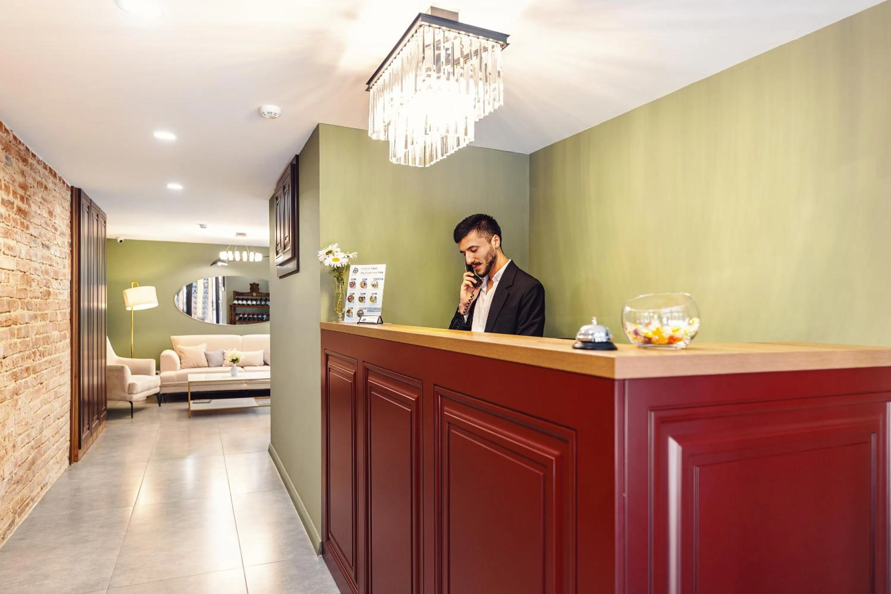 Lobby or reception in Boutique Hotel Manufactura