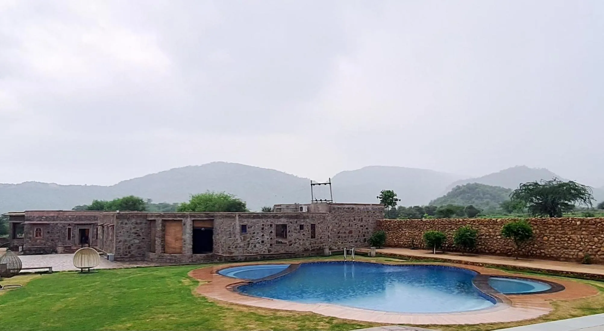 Natural landscape in Sariska Kasba - A Village Resort