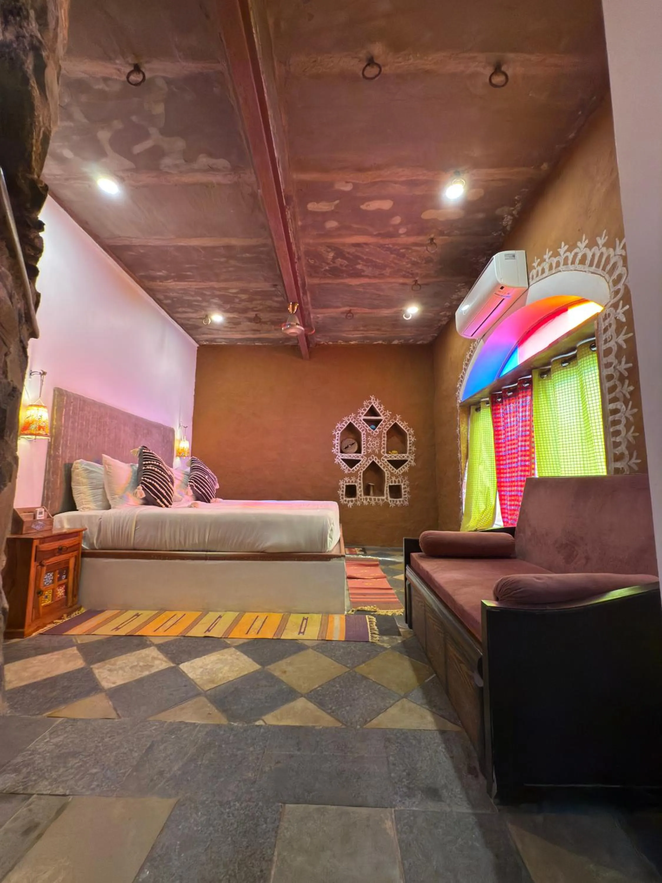 Bed in Sariska Kasba - A Village Resort