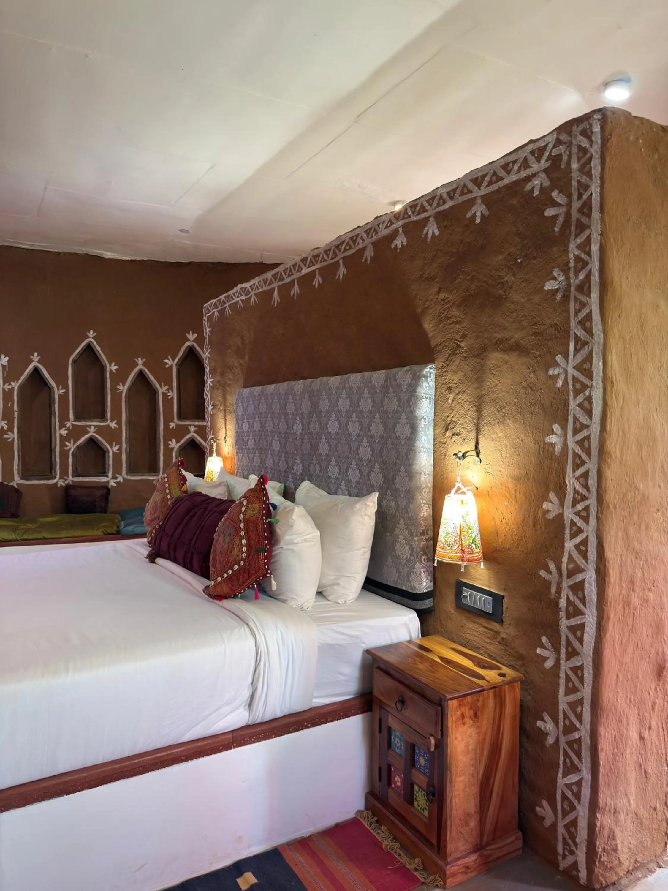 Bed in Sariska Kasba - A Village Resort