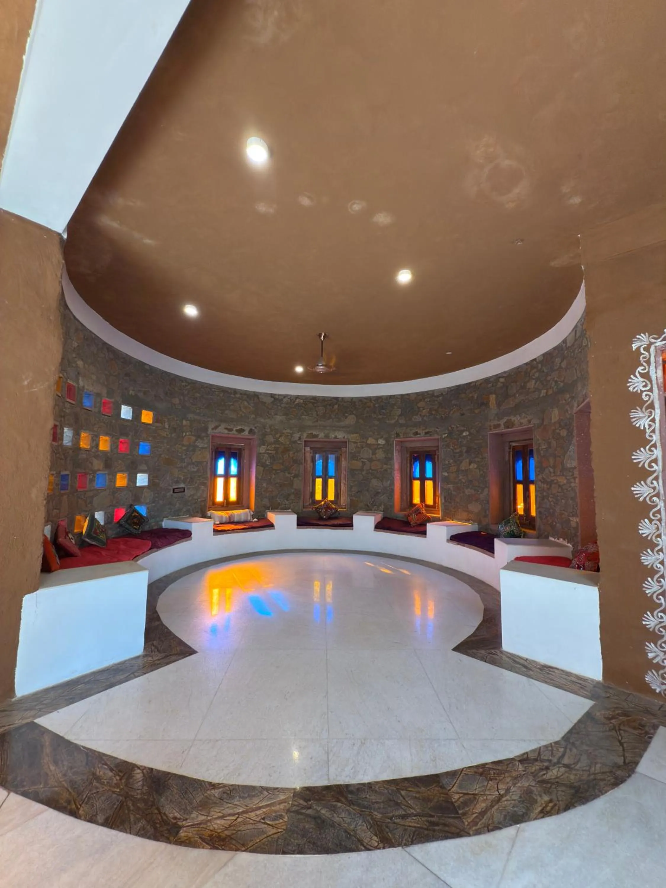 Living room in Sariska Kasba - A Village Resort