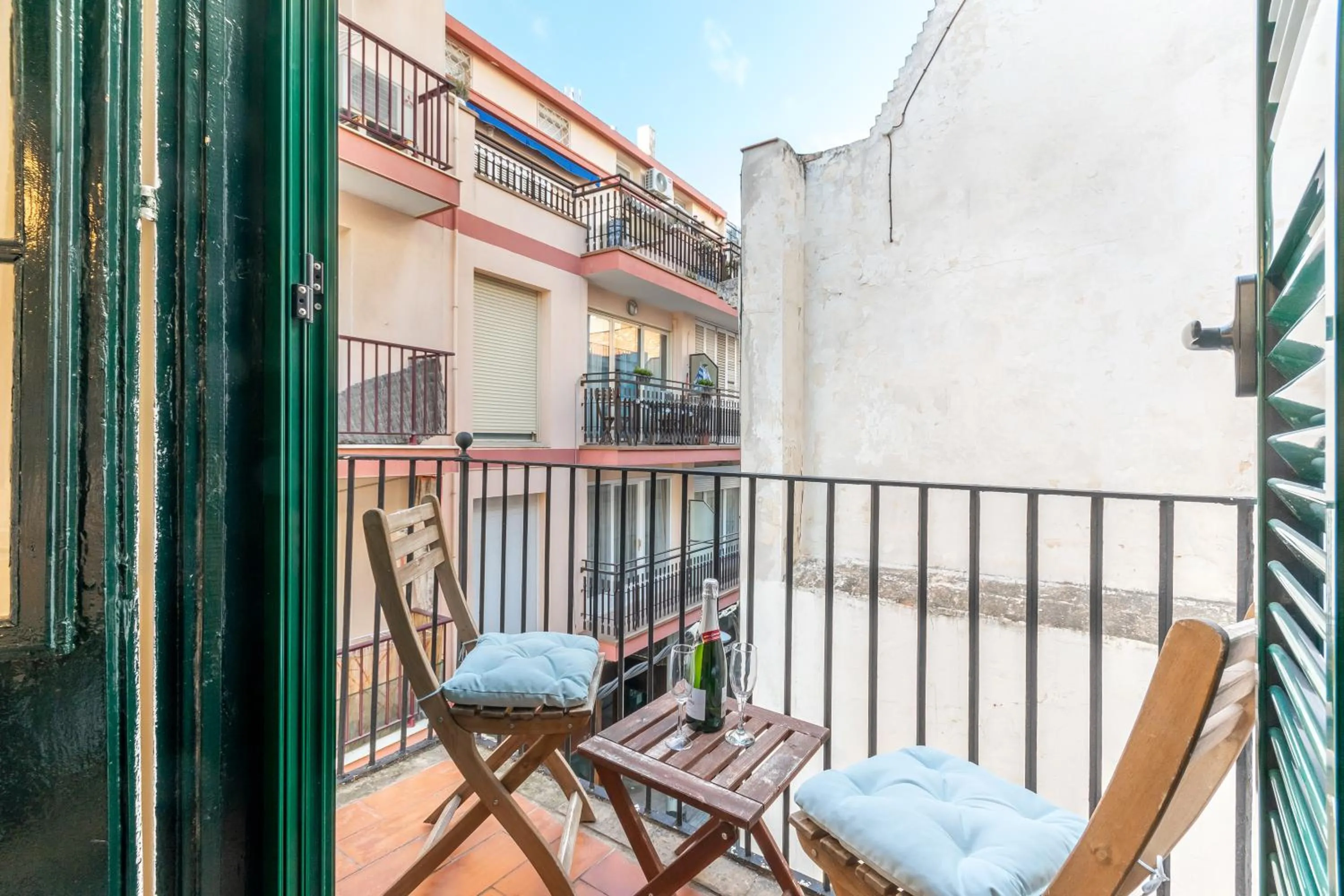 Balcony/Terrace in Vistamar 2: Primera línea de mar con gran terraza