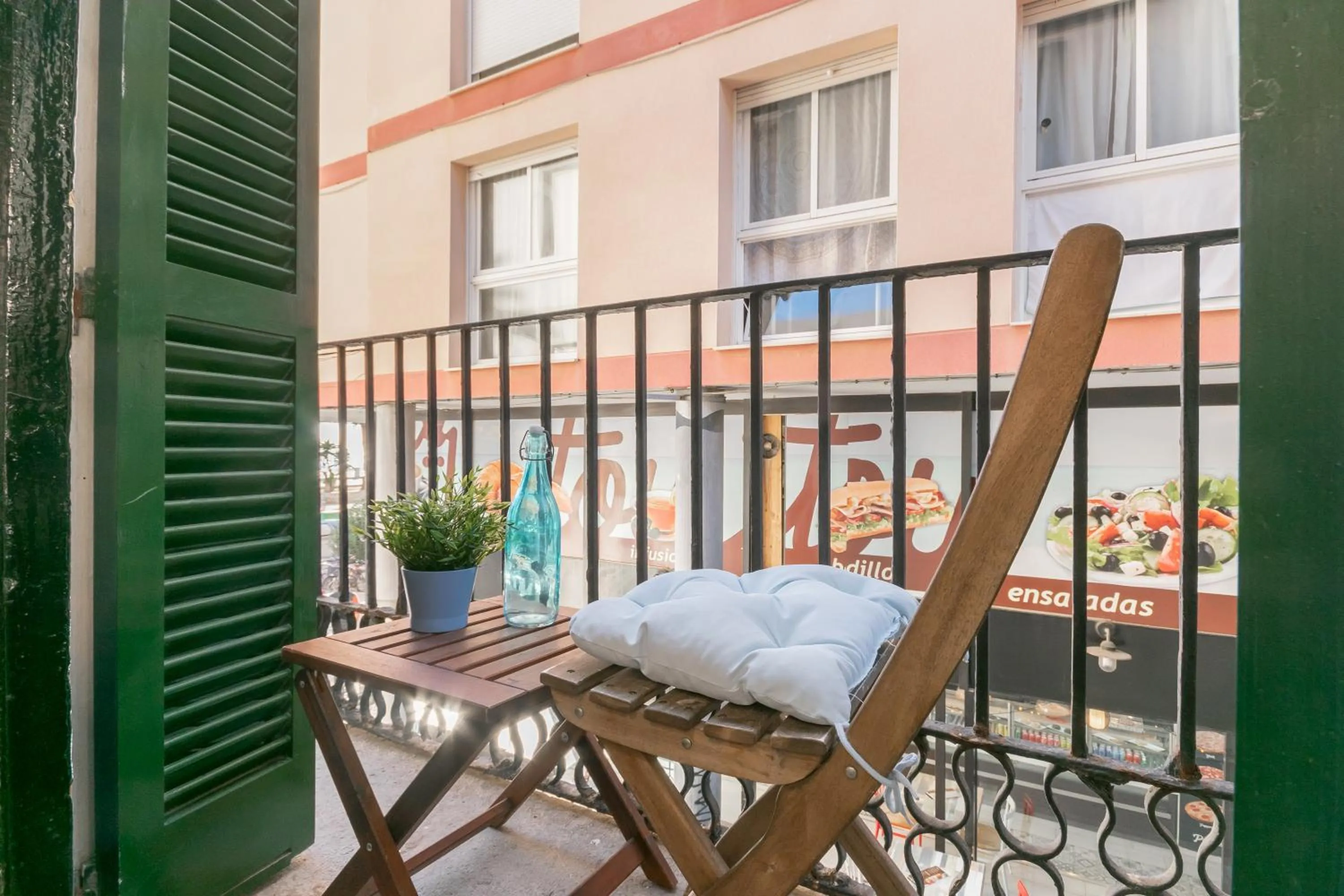 Balcony/Terrace in Vistamar 2: Primera línea de mar con gran terraza