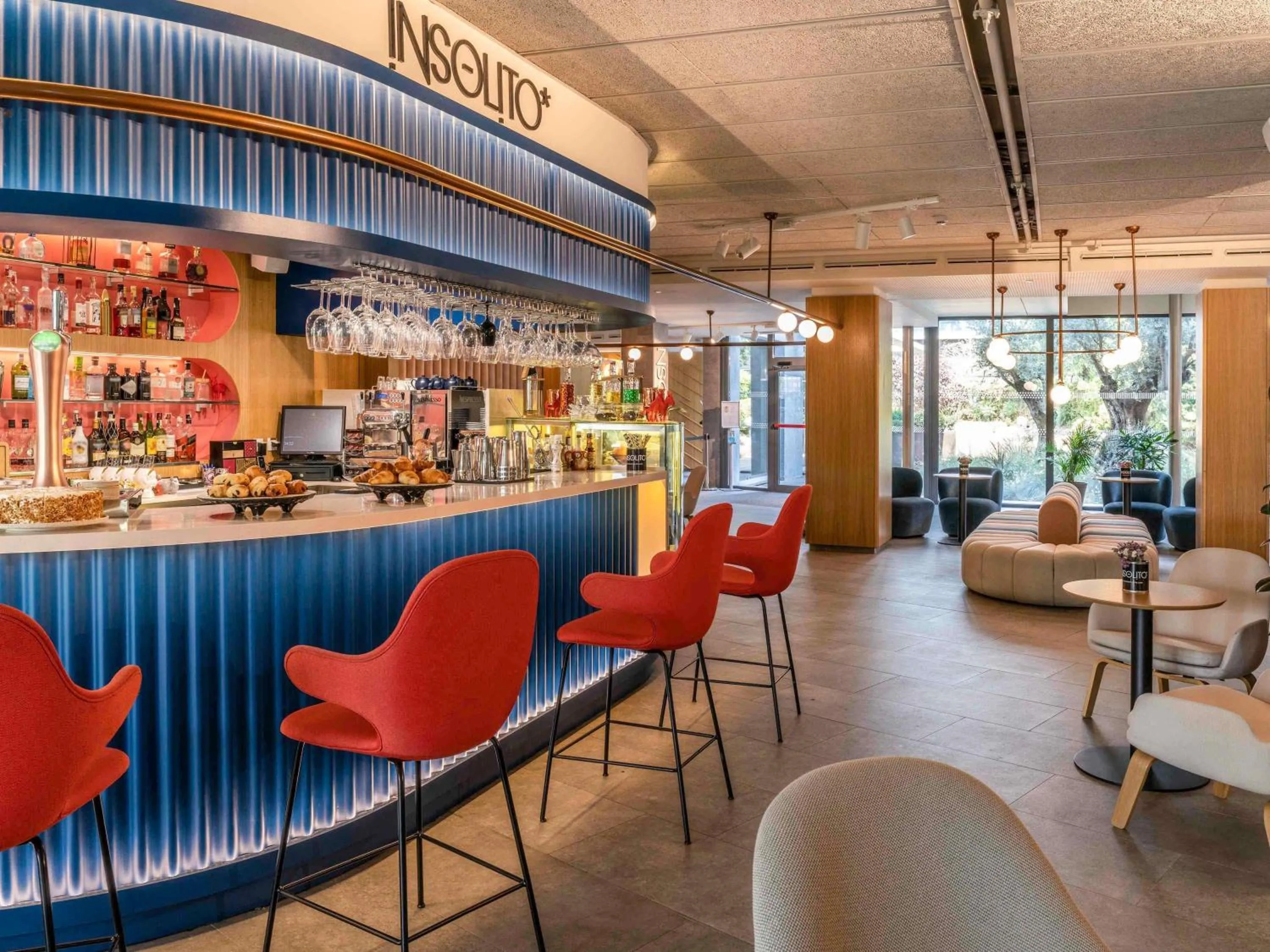 Lounge or bar in Novotel Madrid City Las Ventas