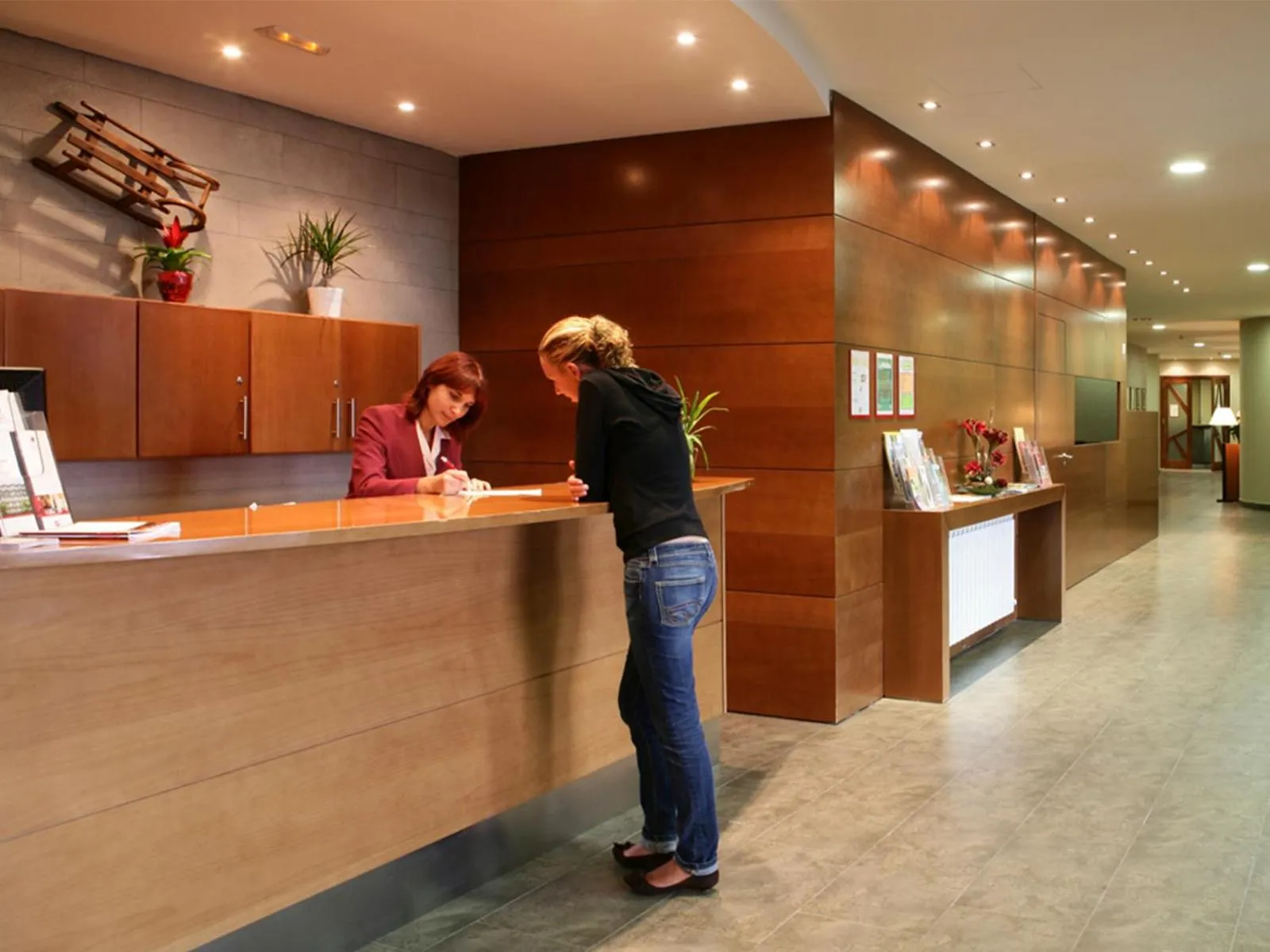 Lobby or reception in Guitart La Molina Aparthotel & Spa