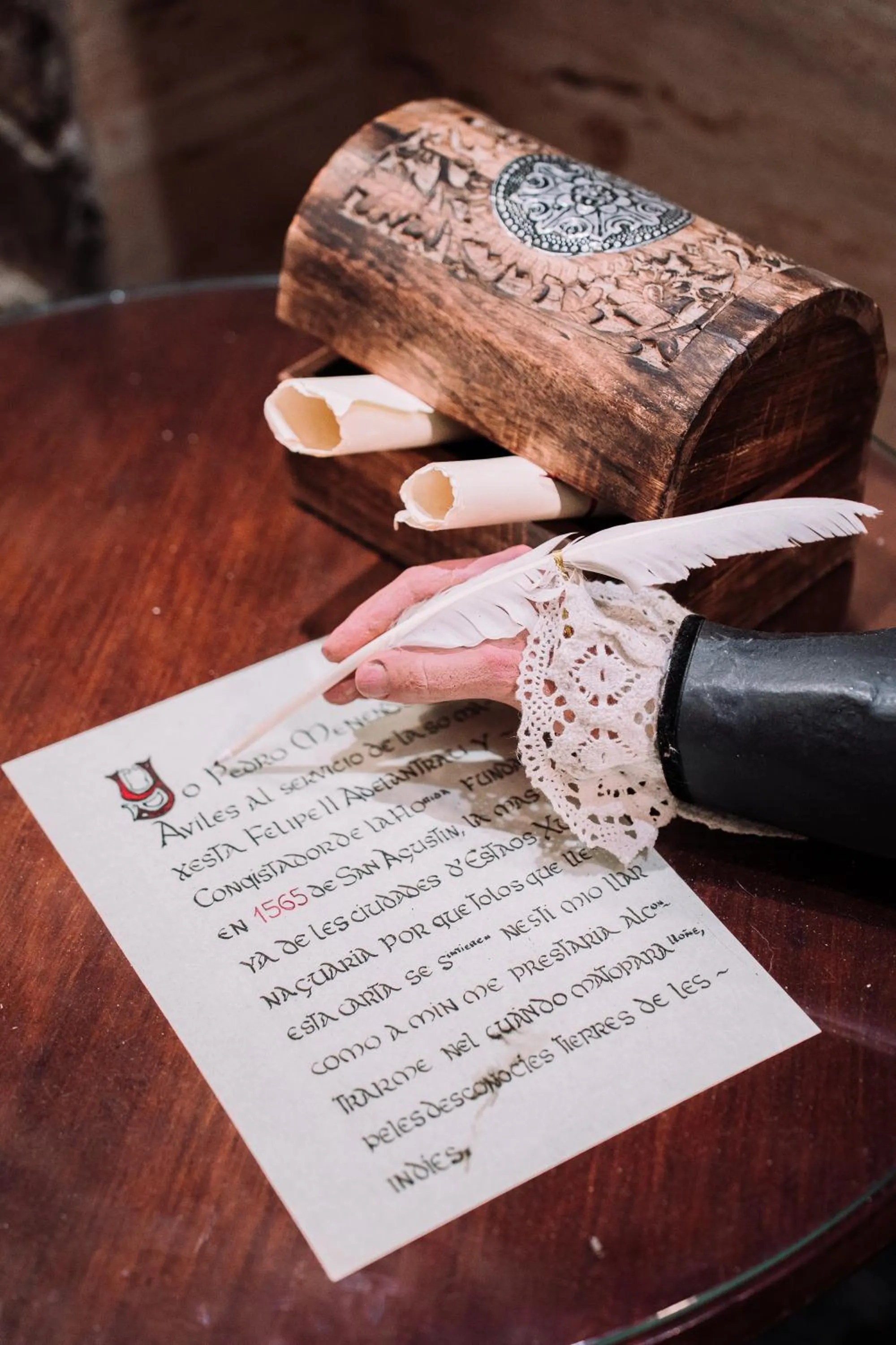 Decorative detail in Don Pedro