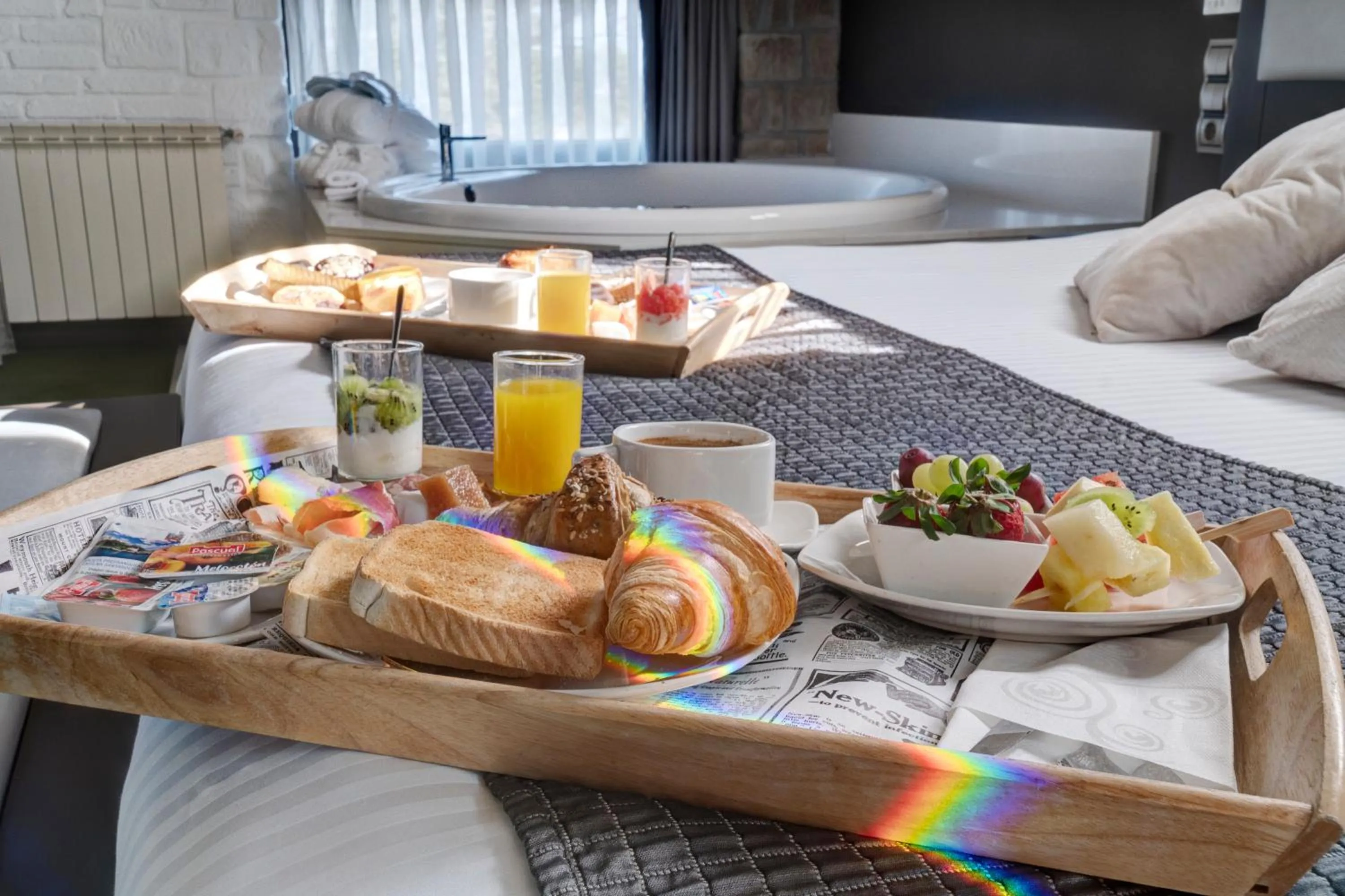 Breakfast, Bed in Costa Esmeralda Suites