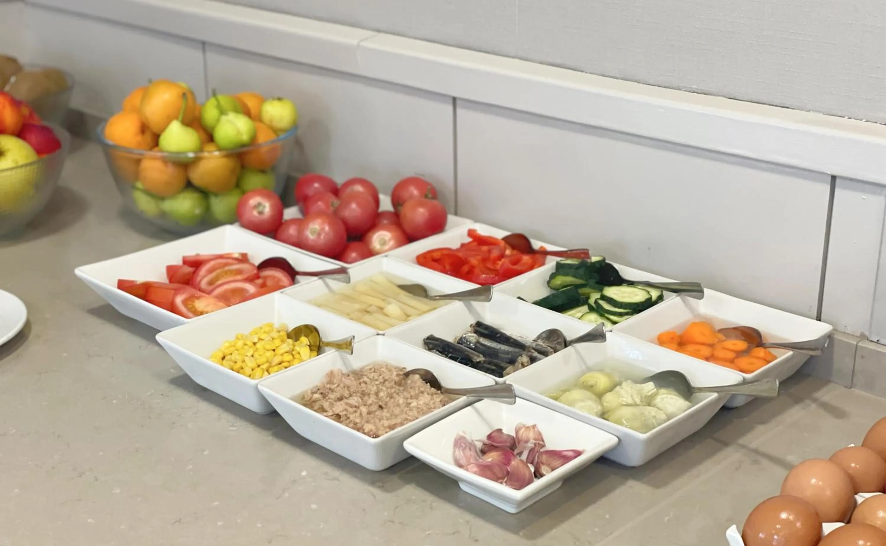 Buffet breakfast in Hotel Turissa