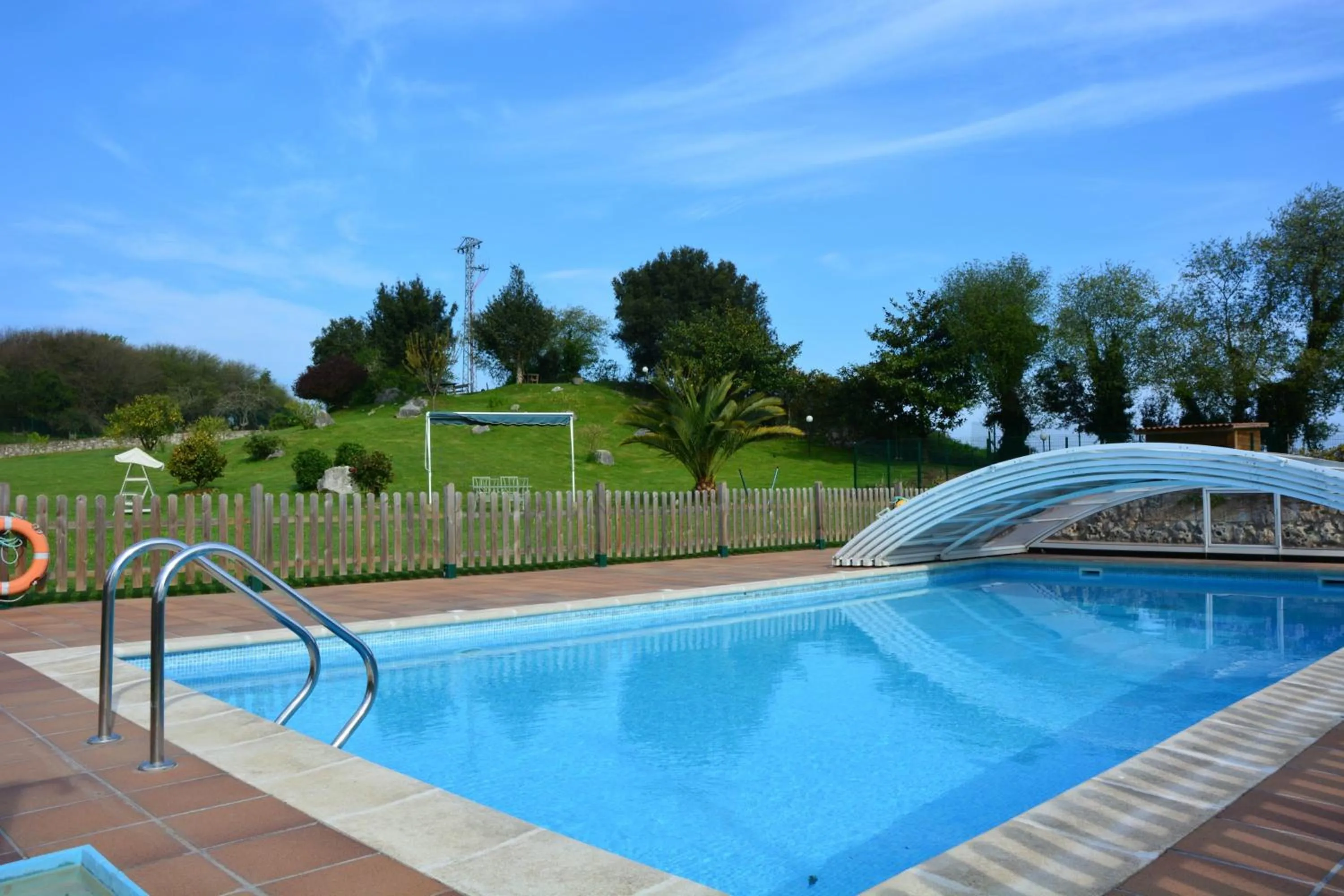 Swimming pool in Hotel Finca La Mansión
