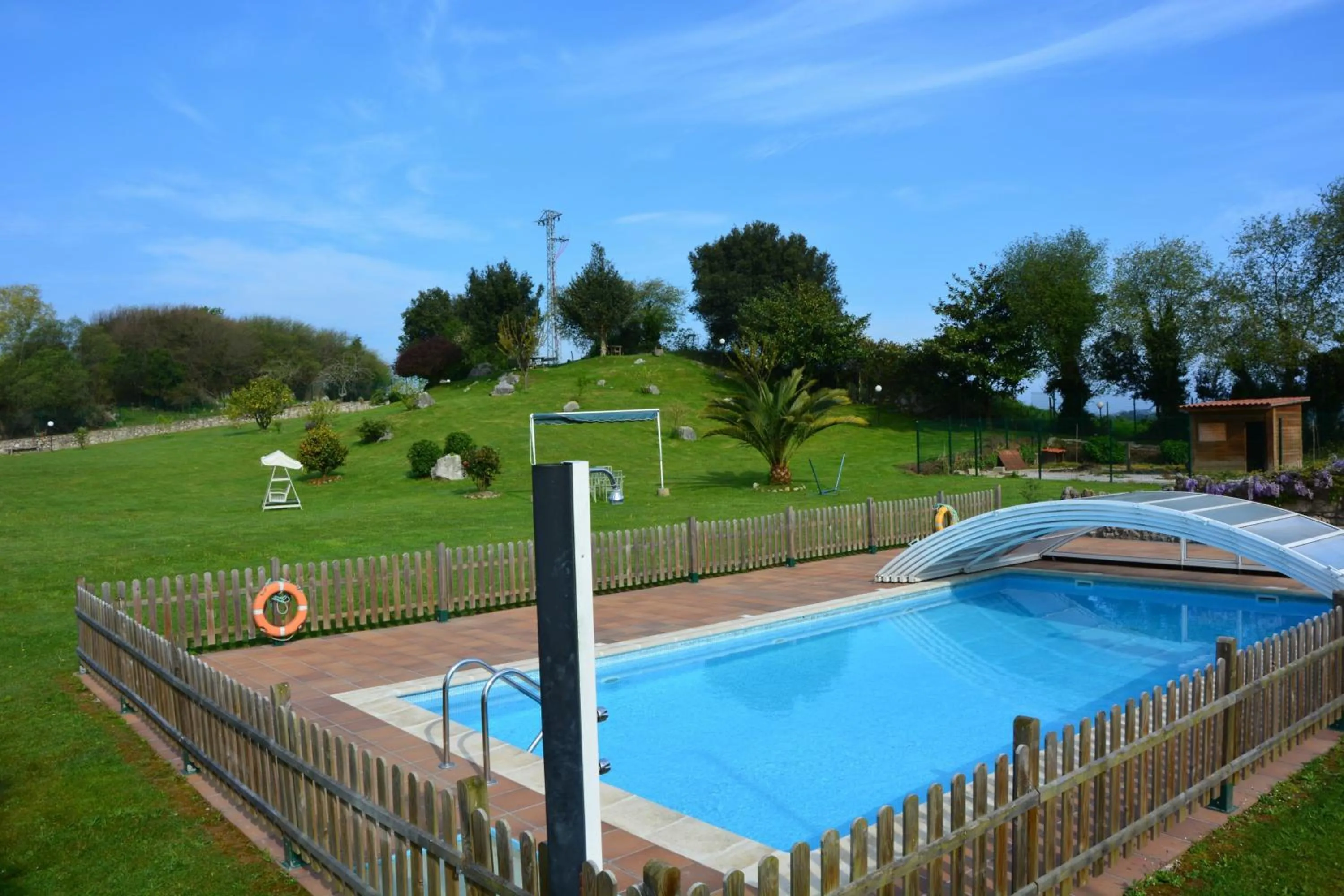 Swimming pool in Hotel Finca La Mansión