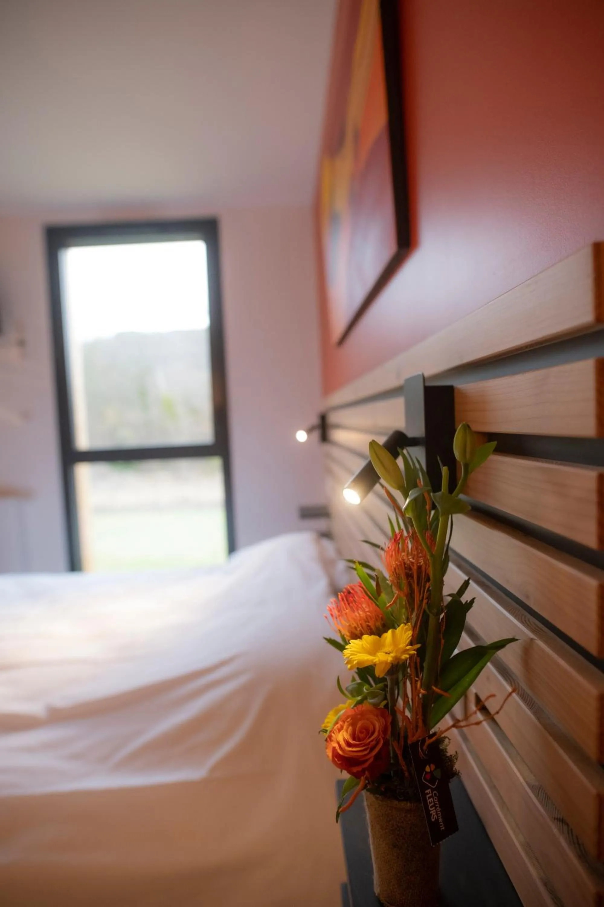 Decorative detail, Bed in L'Orée des Sources