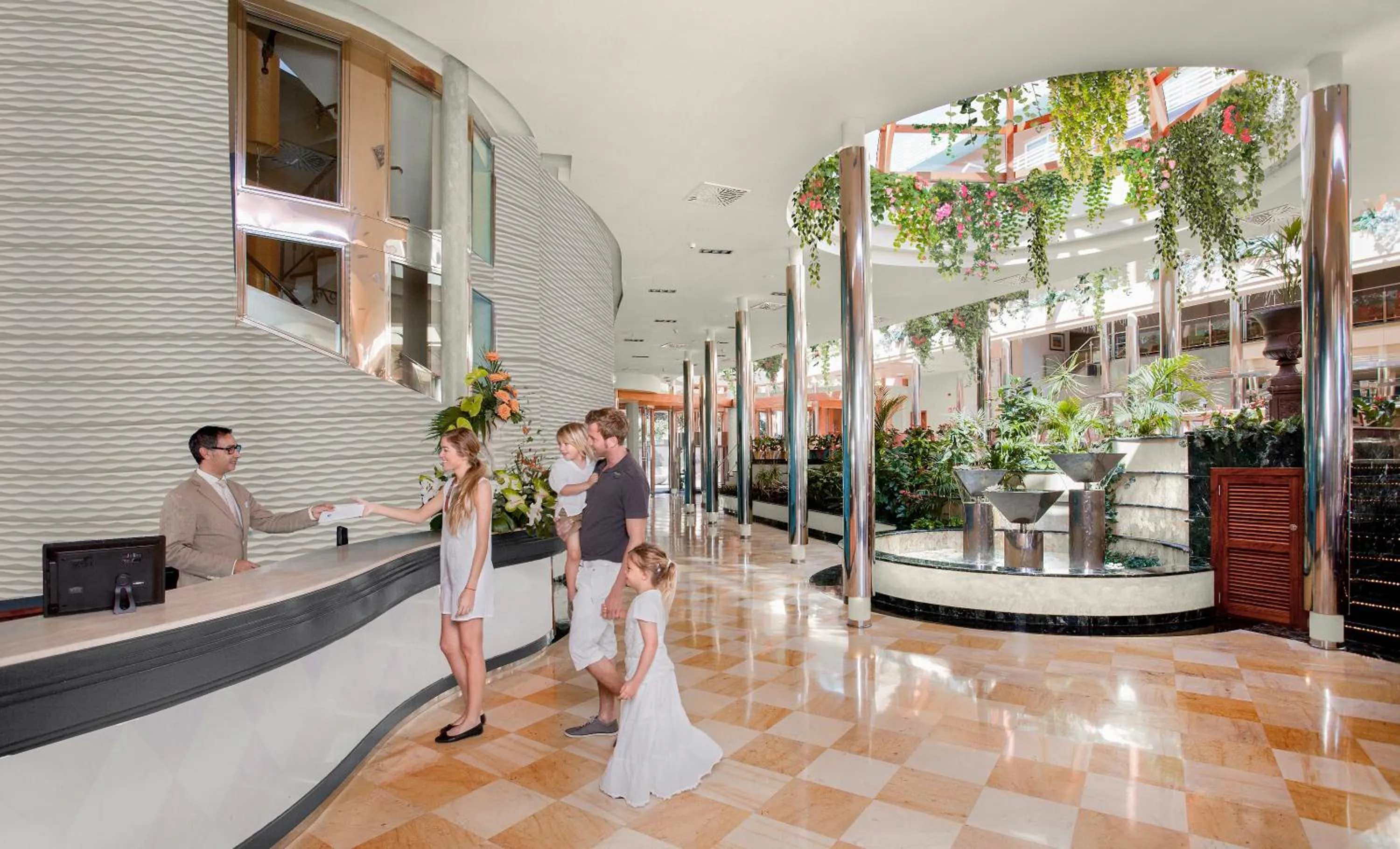 Lobby or reception in Ona Palmira Paradise Paguera