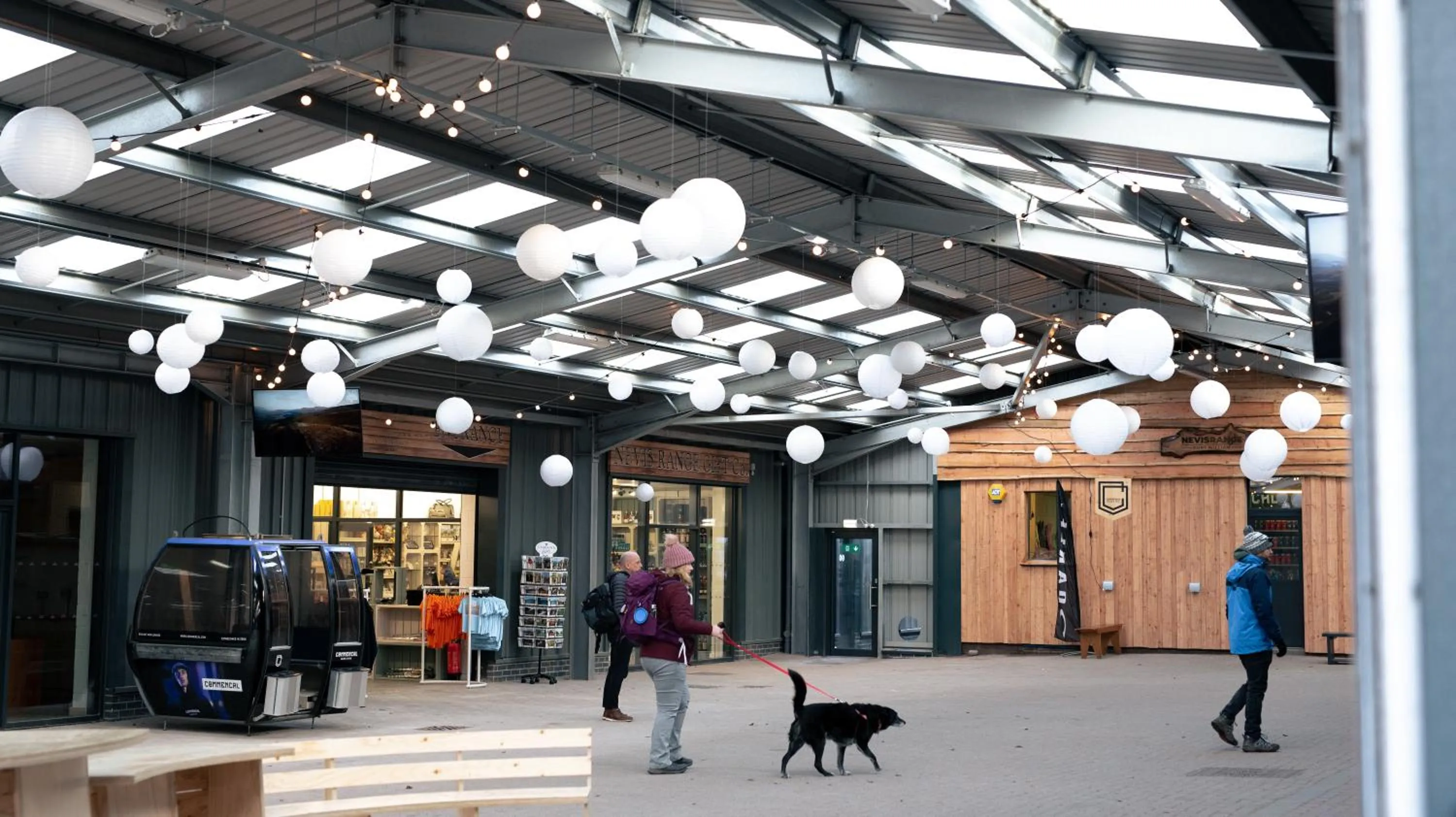 Shopping Area in The Base Camp Hotel, Nevis Range