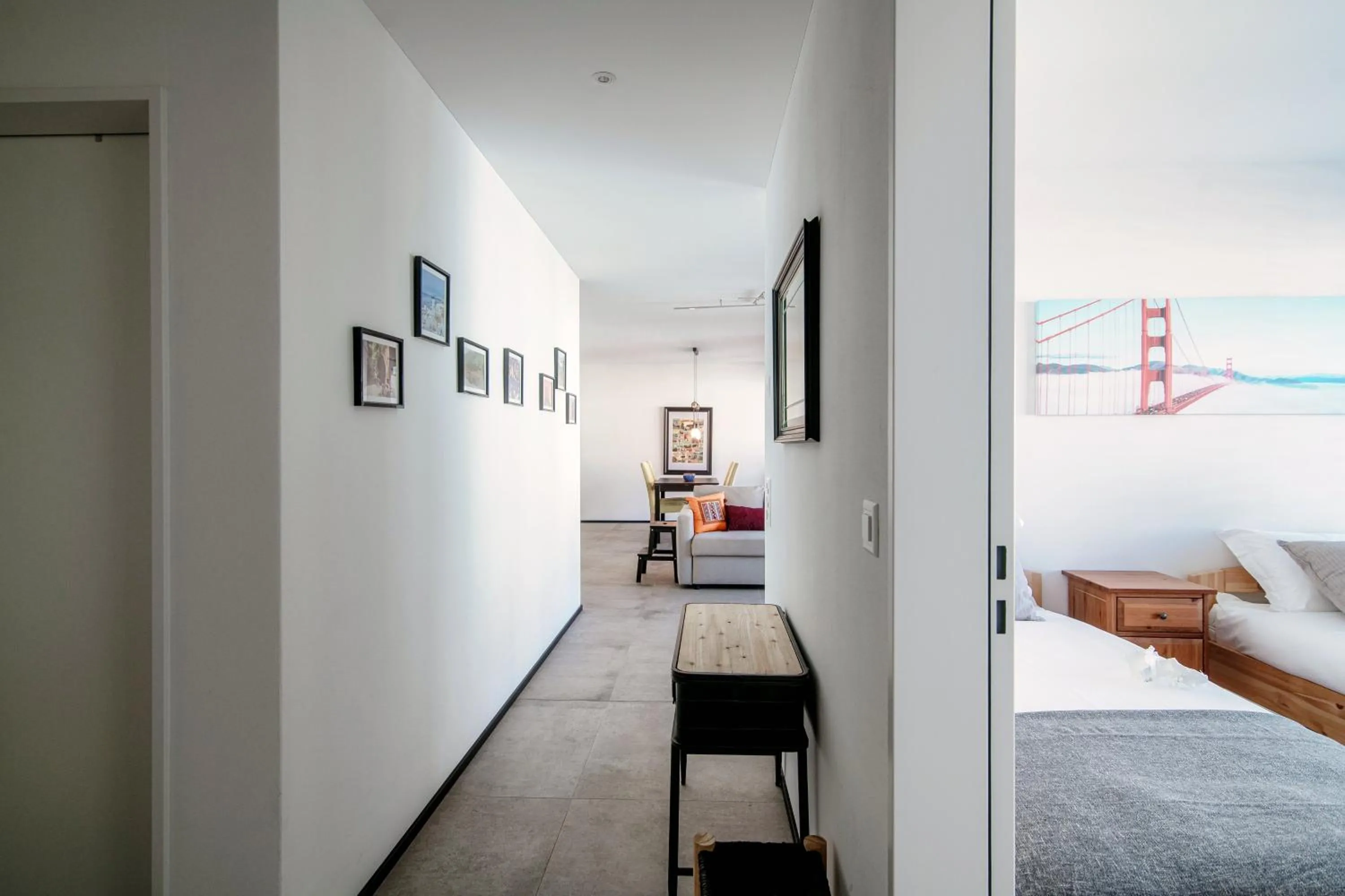 Photo of the whole room, Bed in Casa Leini by Quokka 360 - two-bedroom apartment 3 minutes from Lido di Locarno