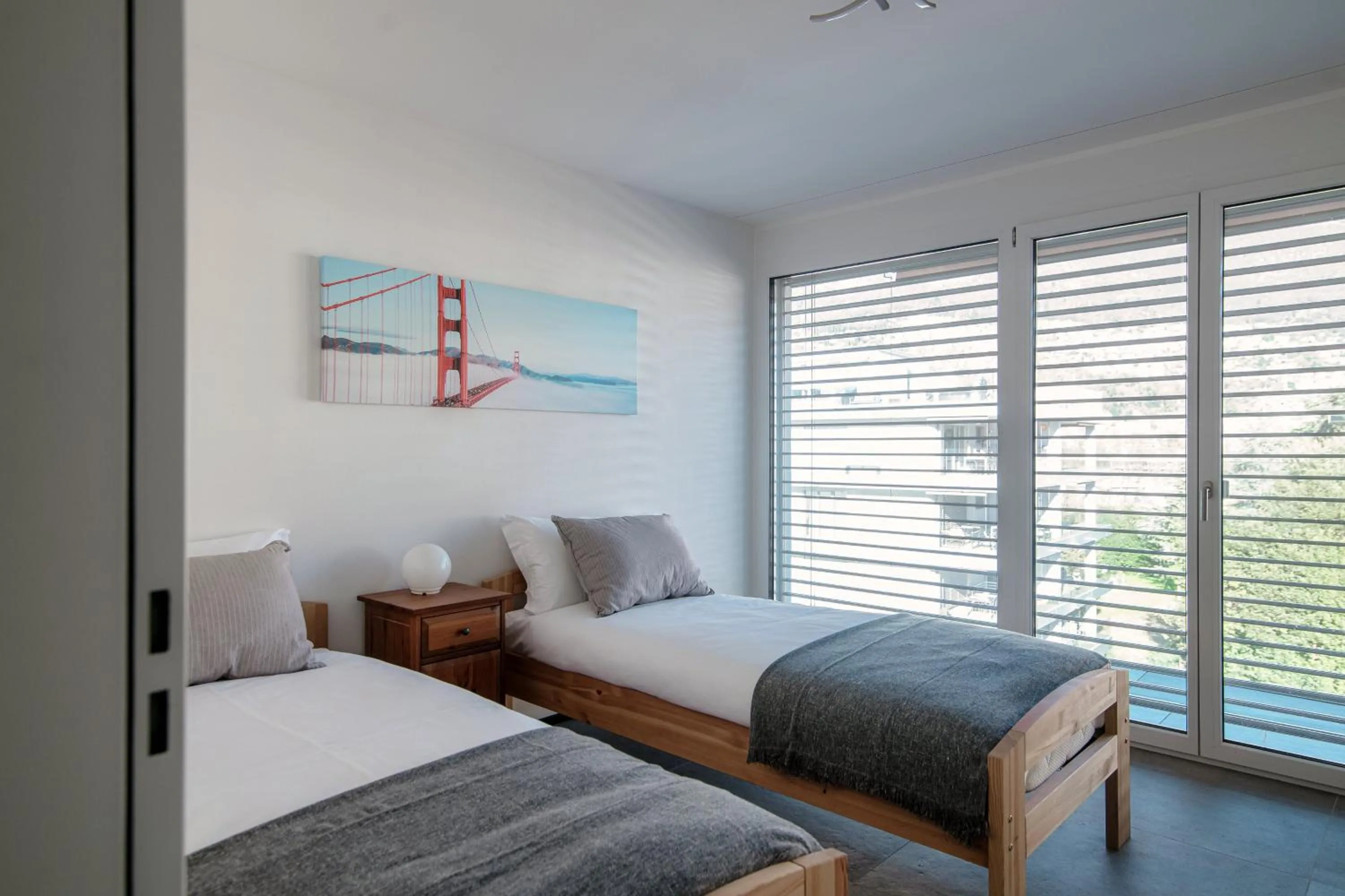 Bed in Casa Leini by Quokka 360 - two-bedroom apartment 3 minutes from Lido di Locarno