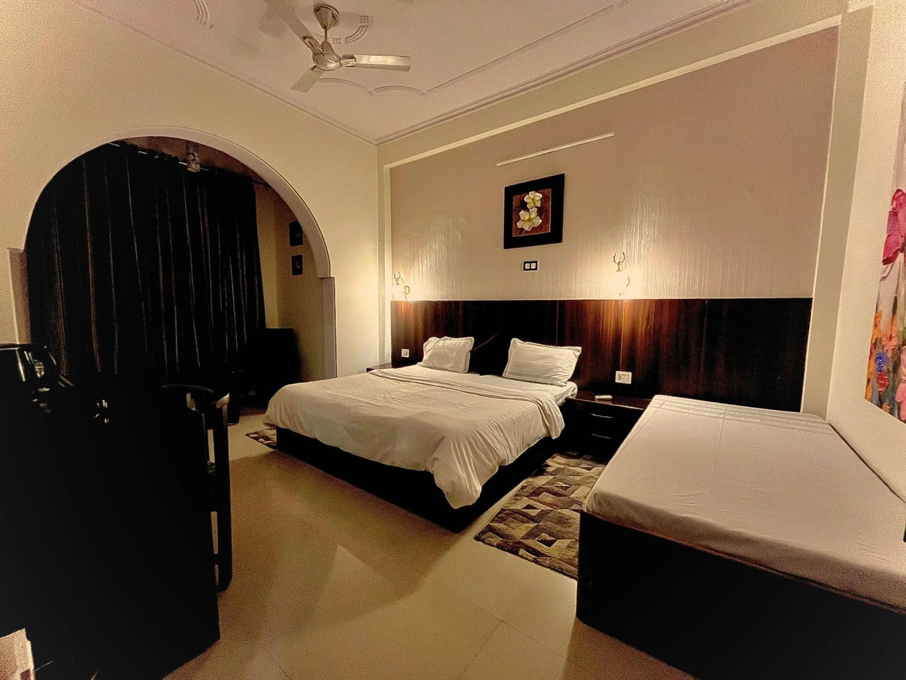 Bedroom, Bed in Alibaba’s Indiana Homestay