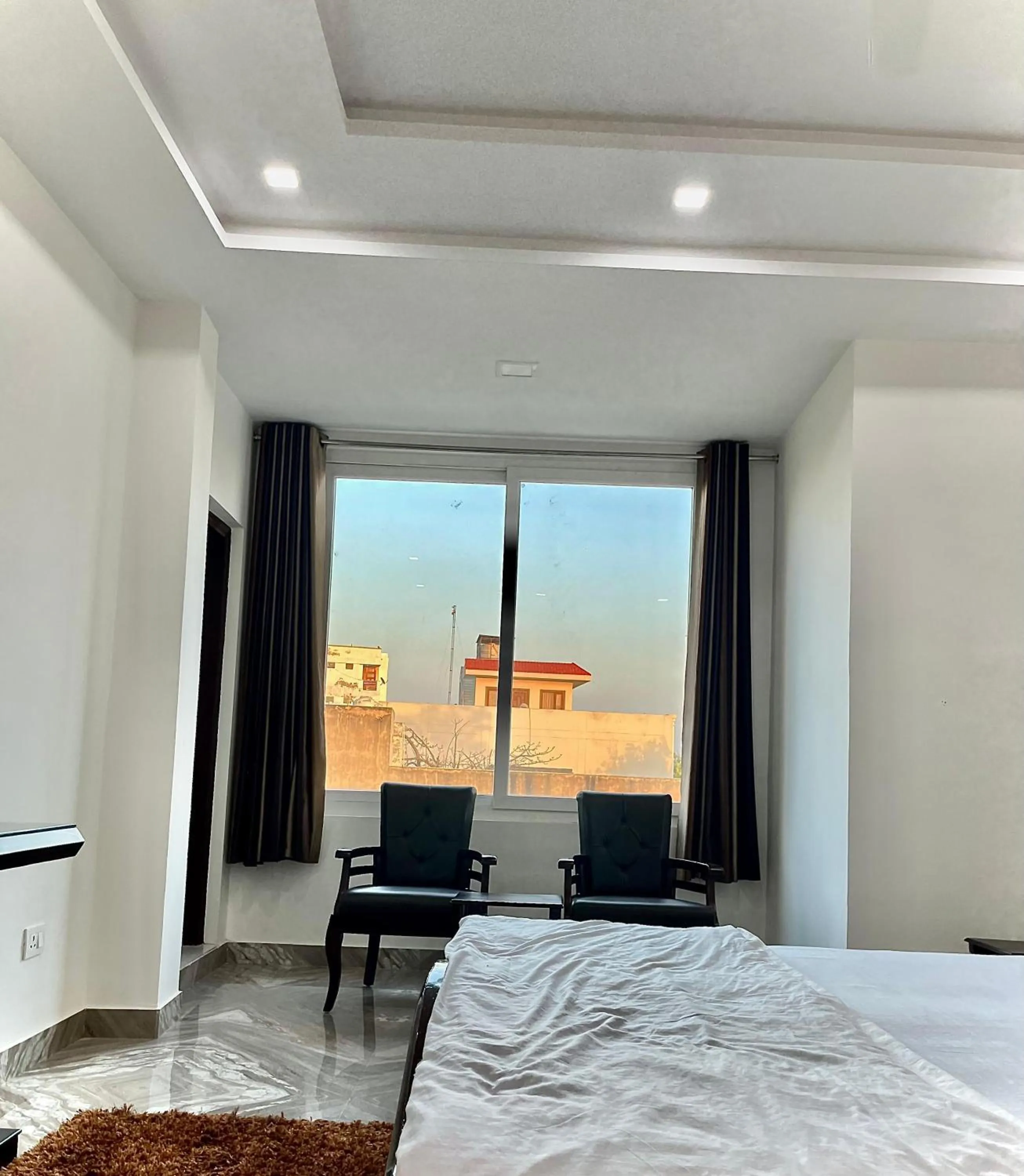 View (from property/room), Bed in Alibaba’s Indiana Homestay