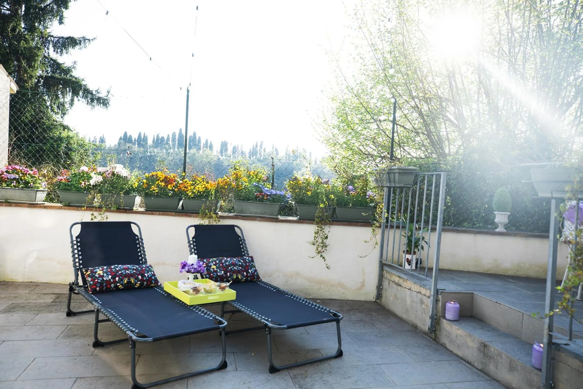 Patio in Relais La Rocca Solferino