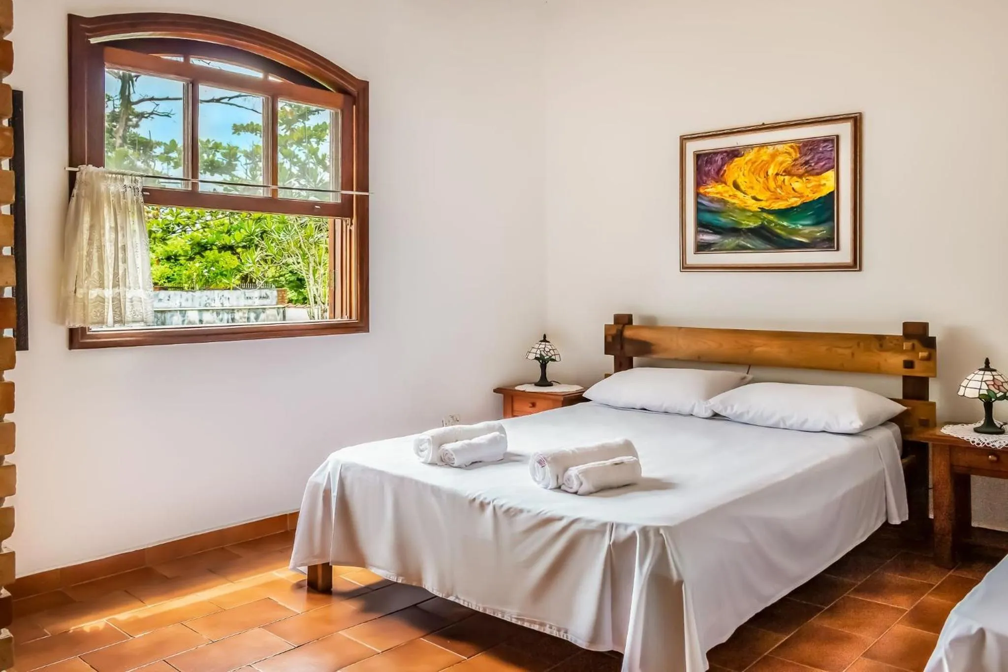 Photo of the whole room, Bed in Casa com jardim e churrasqueira perto da praia