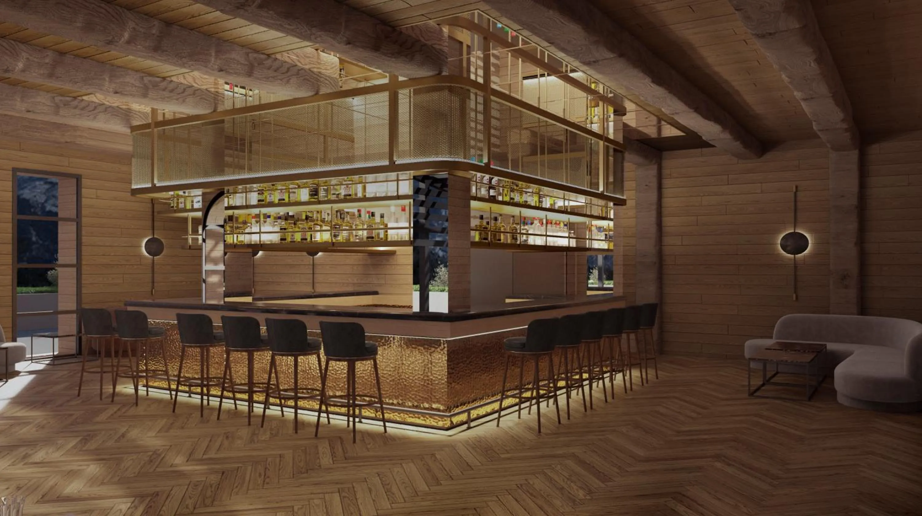 Lounge or bar in Hotel Maribel