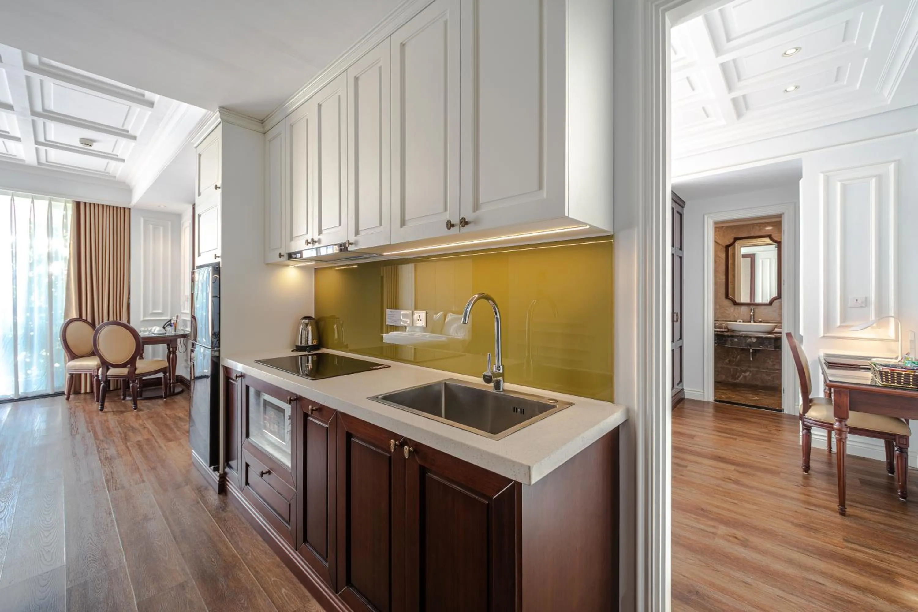 Kitchen or kitchenette in A25 Hotel - 18 Nguyễn Hy Quang