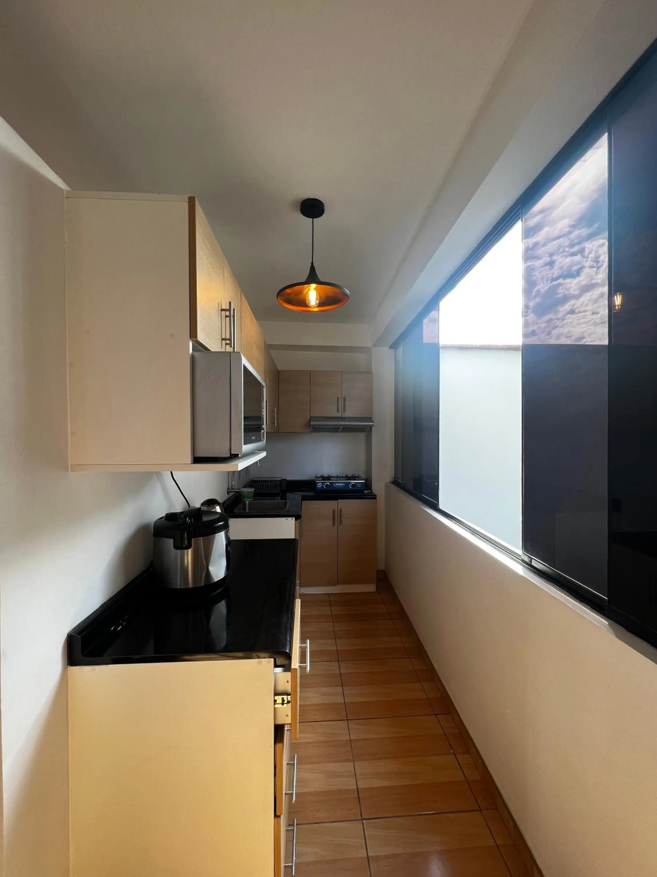 Kitchen or kitchenette in Gamora Hotel Playa