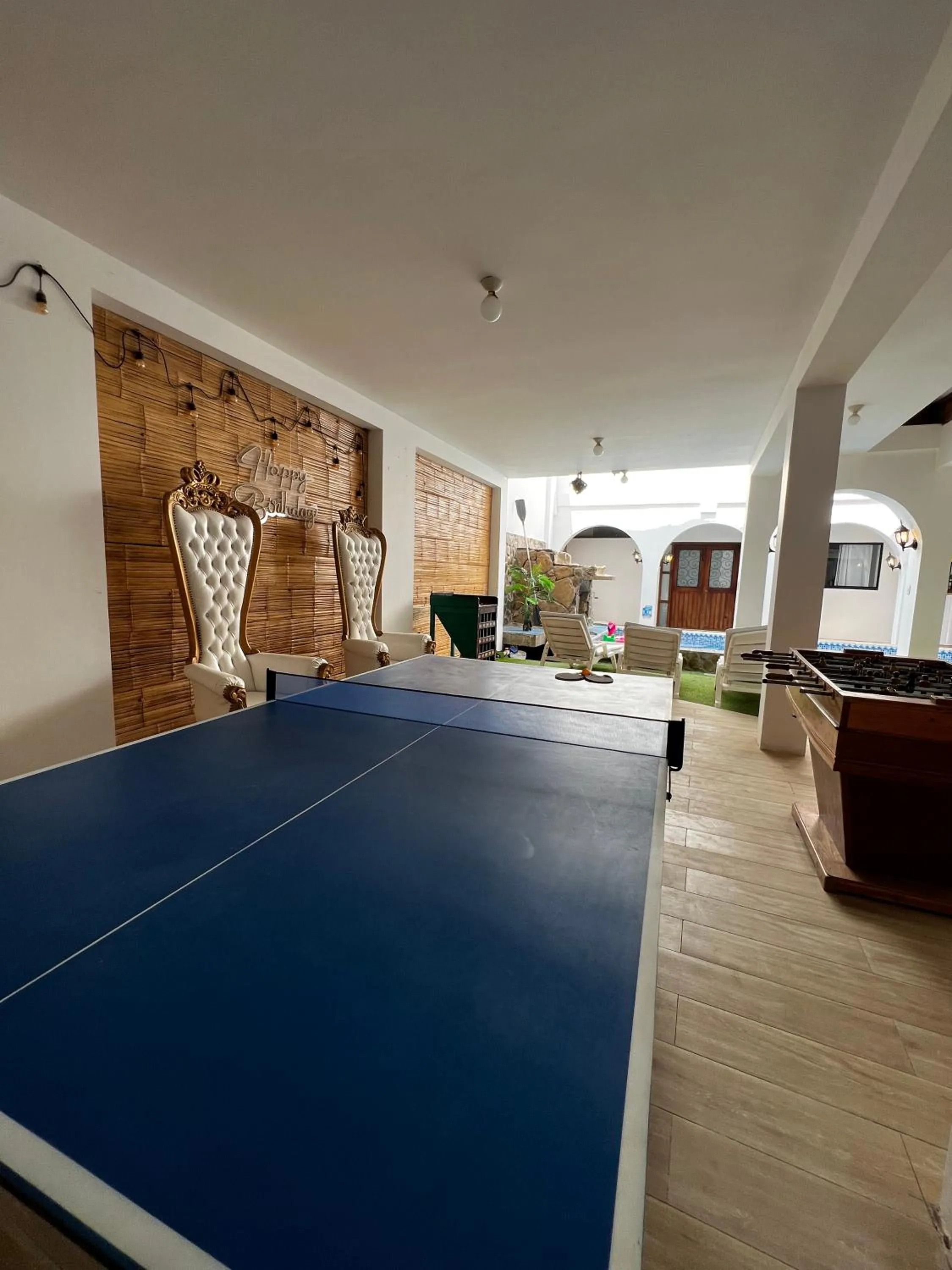 Table tennis in Gamora Hotel Playa