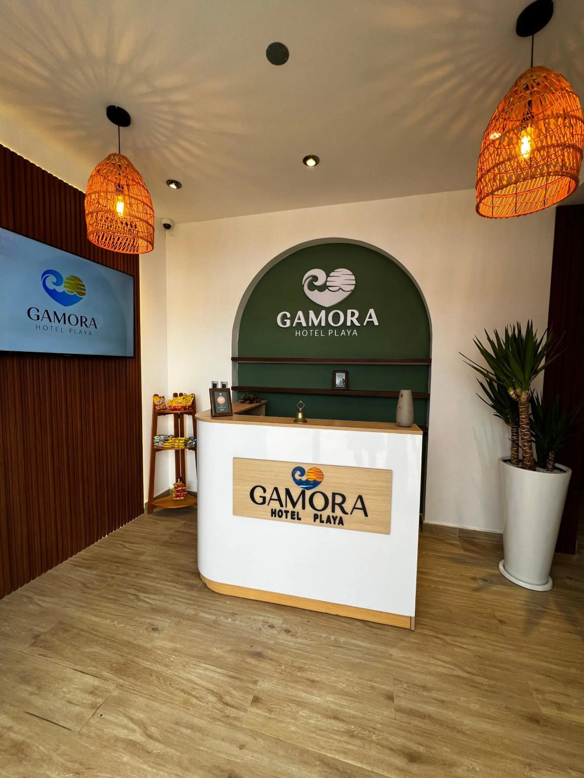 Lobby or reception in Gamora Hotel Playa