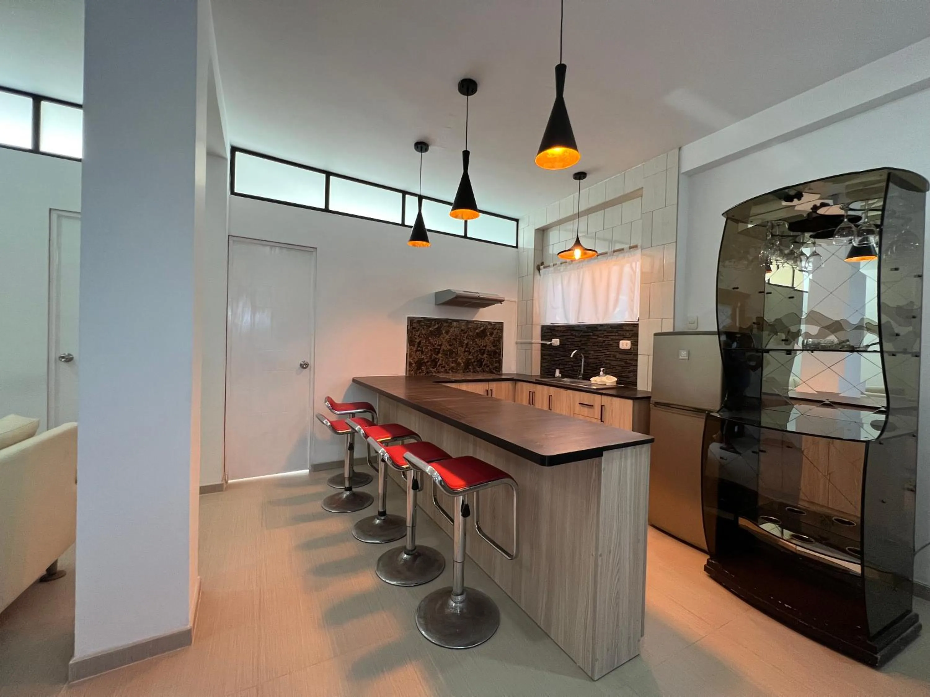 Kitchen or kitchenette in Gamora Hotel Playa