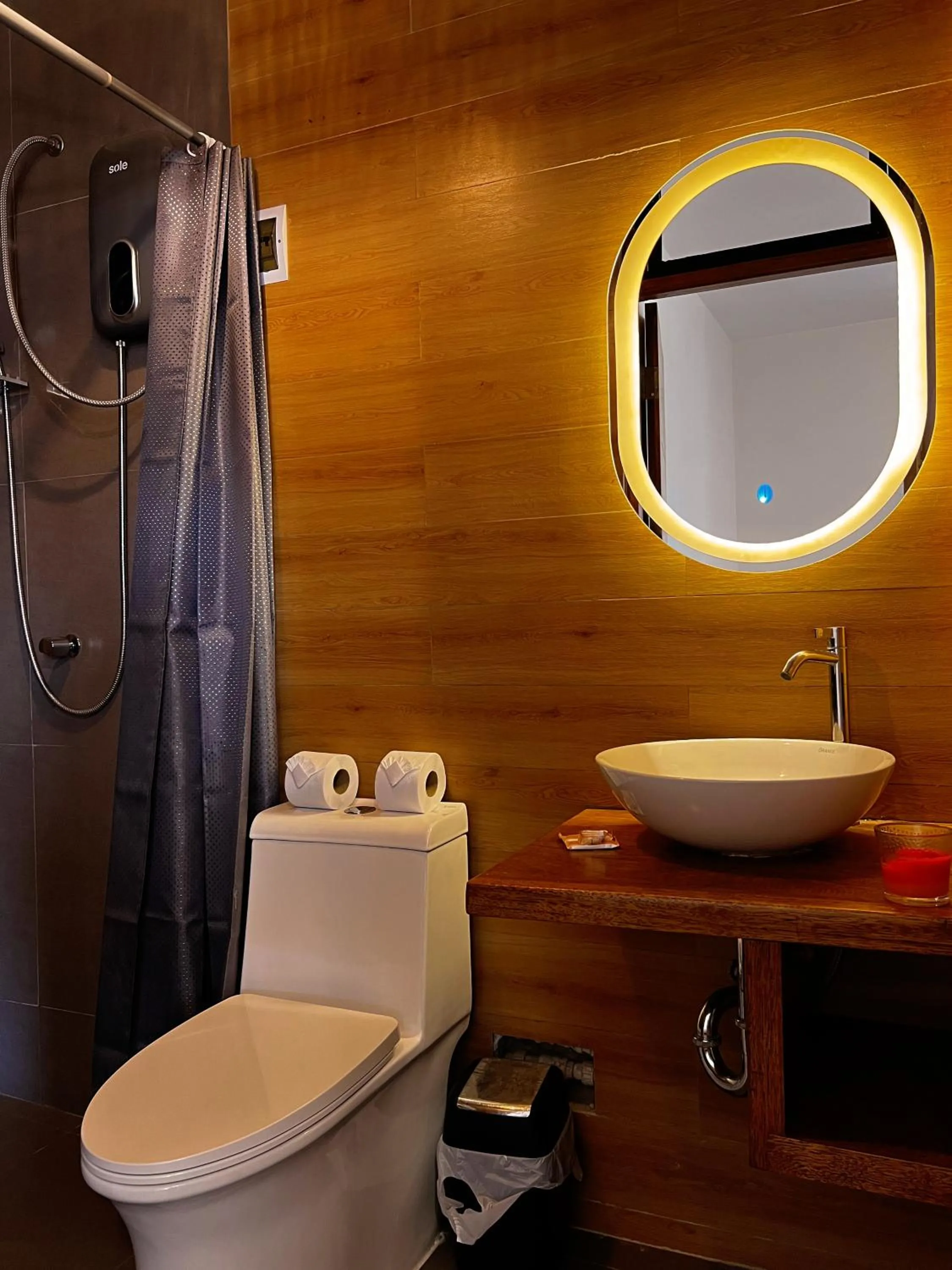 Bathroom in Gamora Hotel Playa