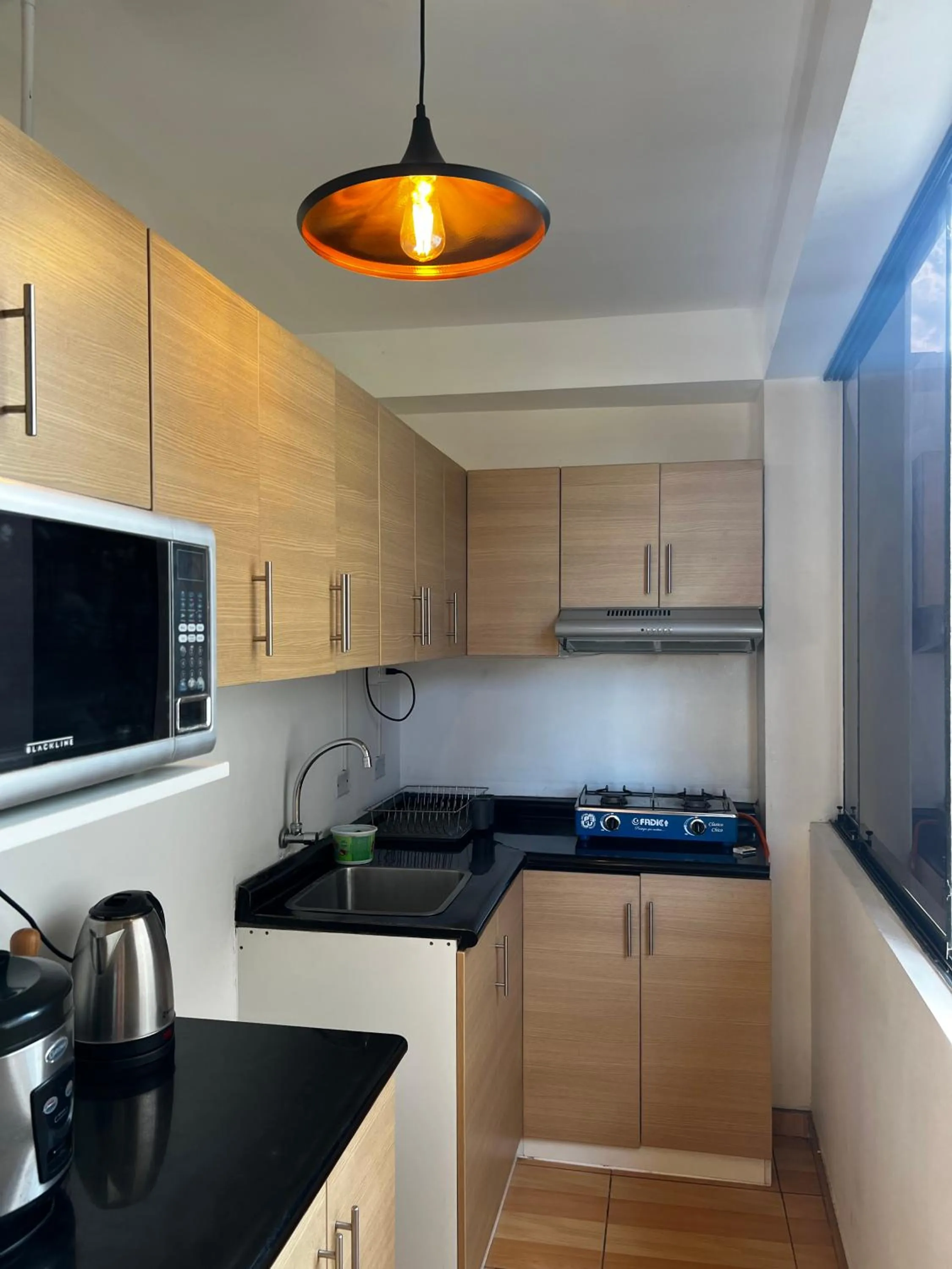 Kitchen or kitchenette in Gamora Hotel Playa