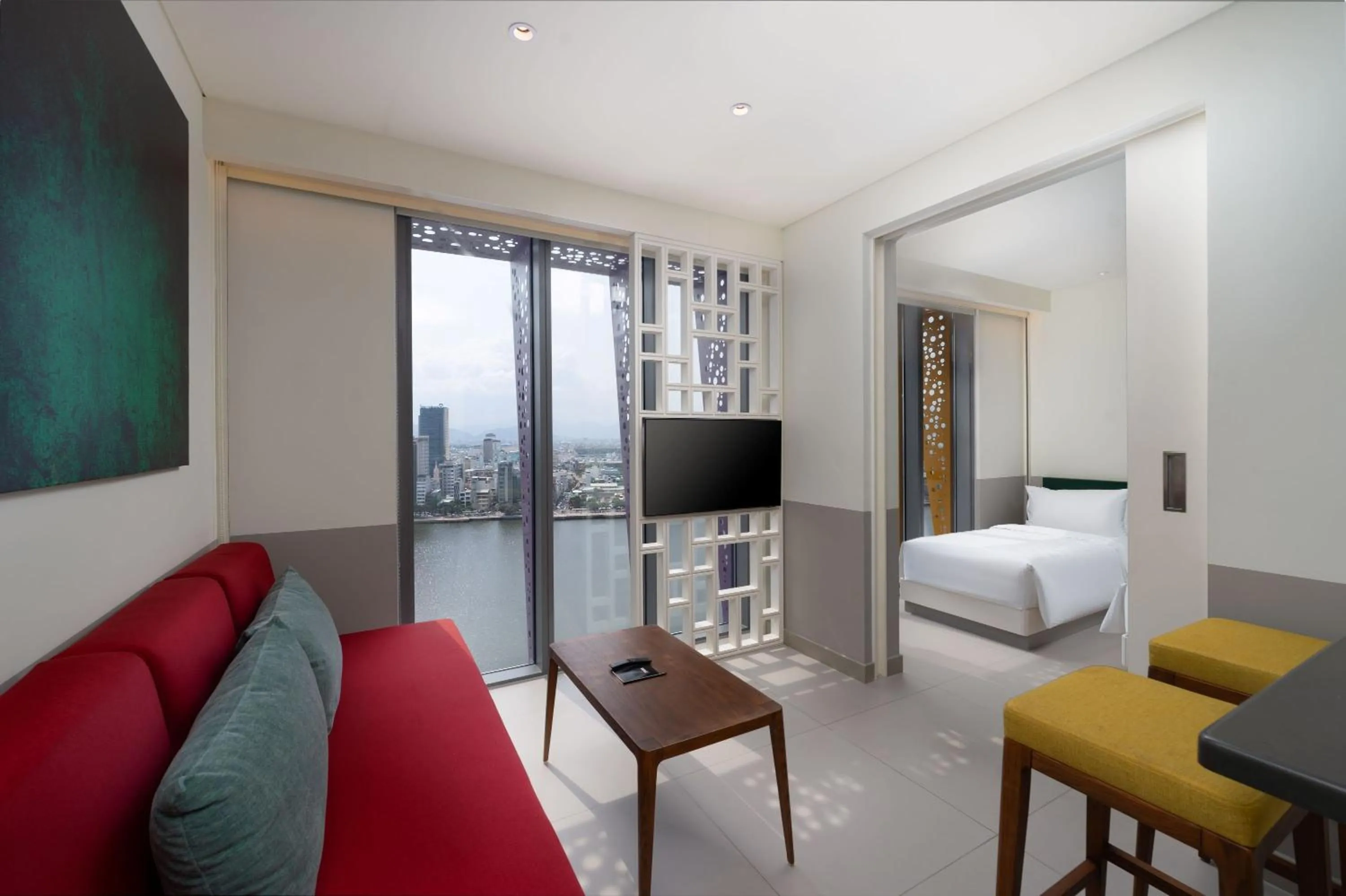 Suite with River View in Wink Icon Hotel Danang Riverside - 24hrs Stay & Rooftop Pool Bar