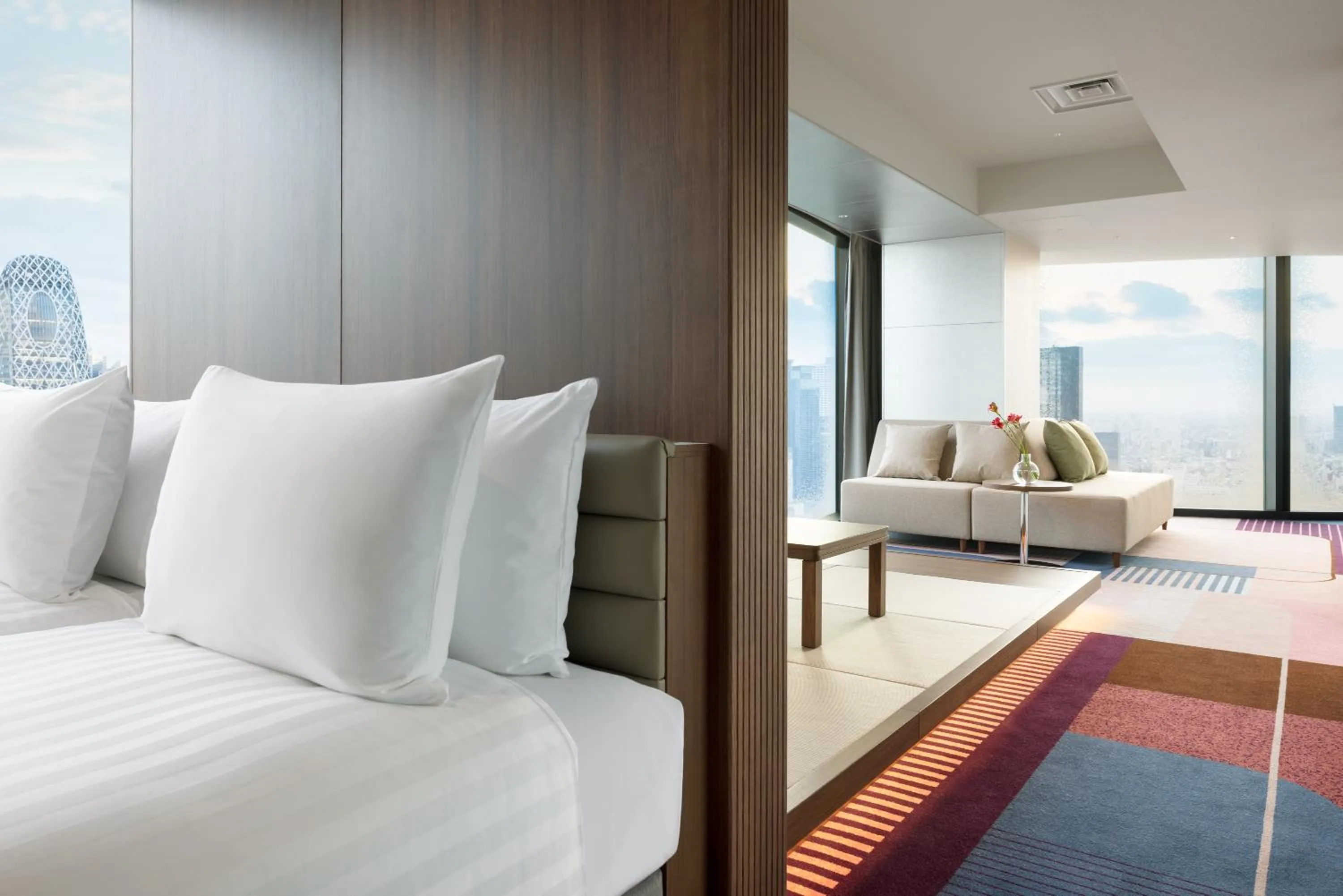 Bed in HOTEL GROOVE SHINJUKU, A PARKROYAL Hotel