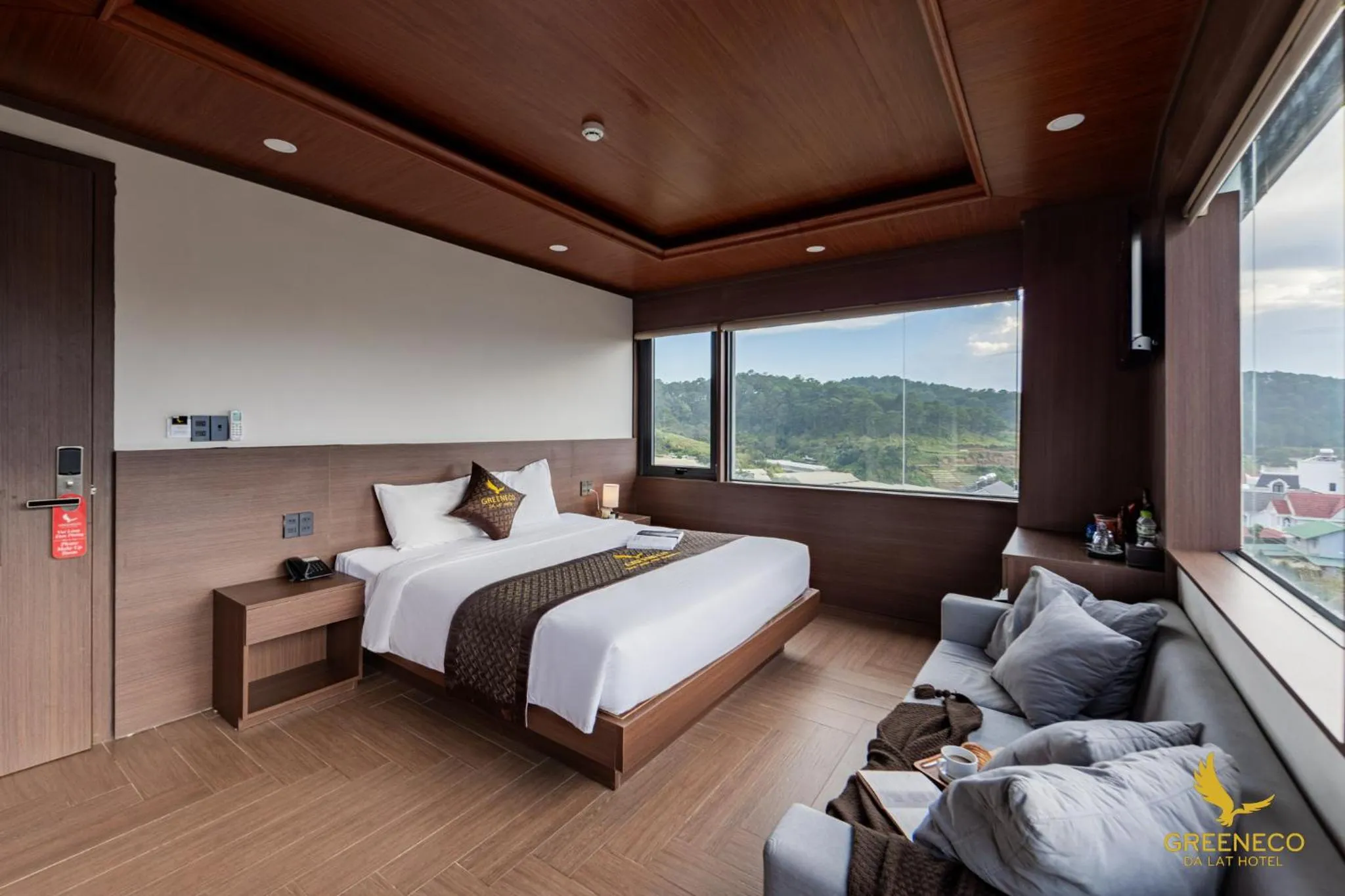 Bedroom, Bed in GREENECO DA LAT HOTEL - Khách sạn Green Eco Đà Lạt