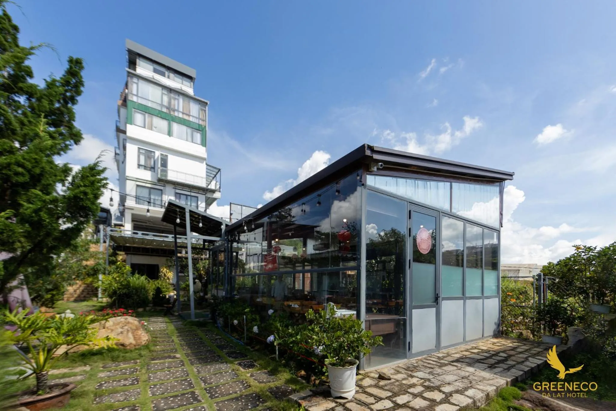 Garden in GREENECO DA LAT HOTEL - Khách sạn Green Eco Đà Lạt