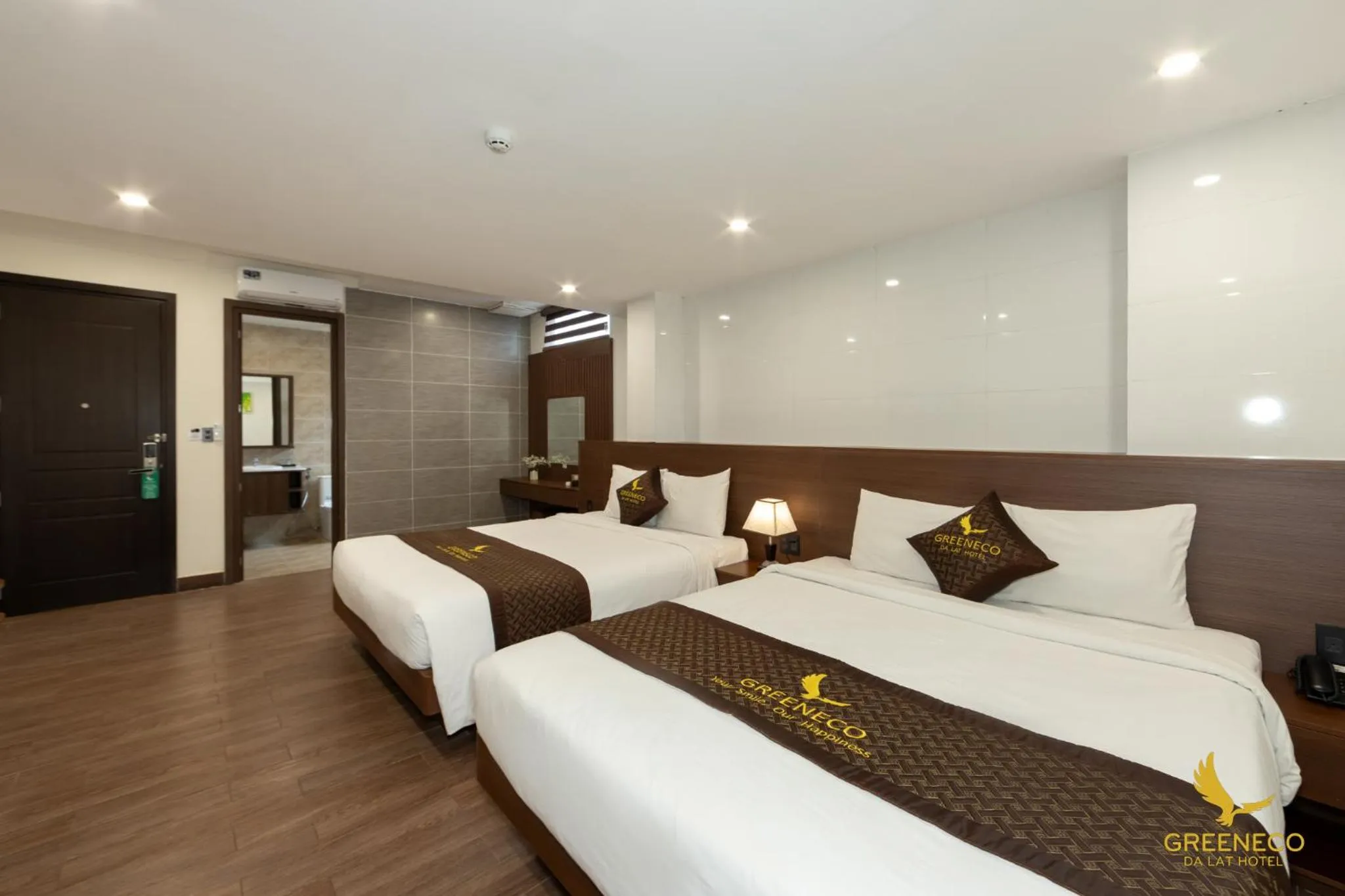 Bed in GREENECO DA LAT HOTEL - Khách sạn Green Eco Đà Lạt
