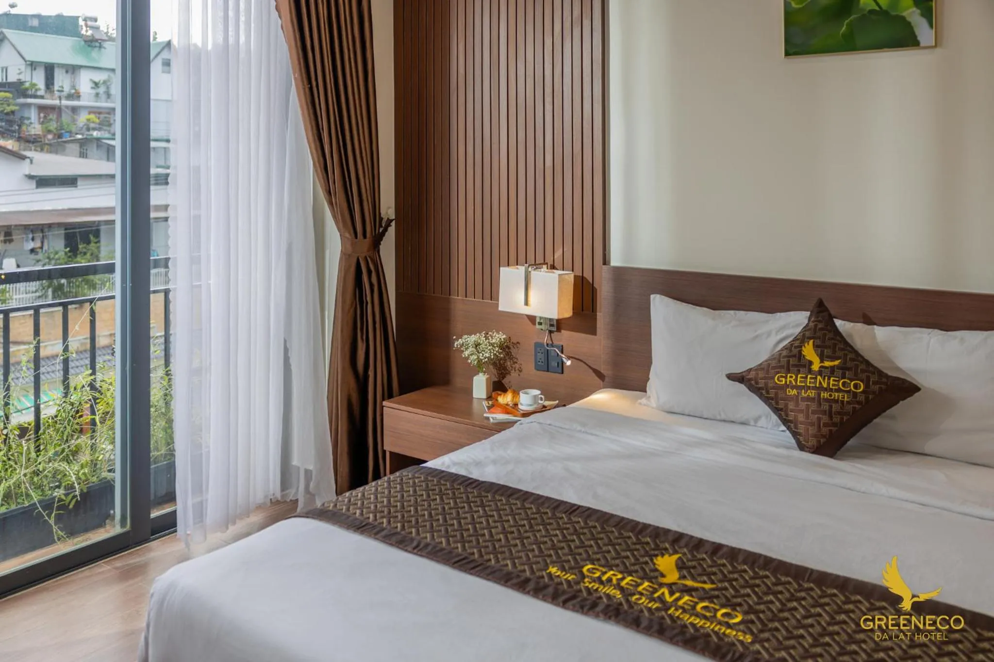 Bedroom, Bed in GREENECO DA LAT HOTEL - Khách sạn Green Eco Đà Lạt