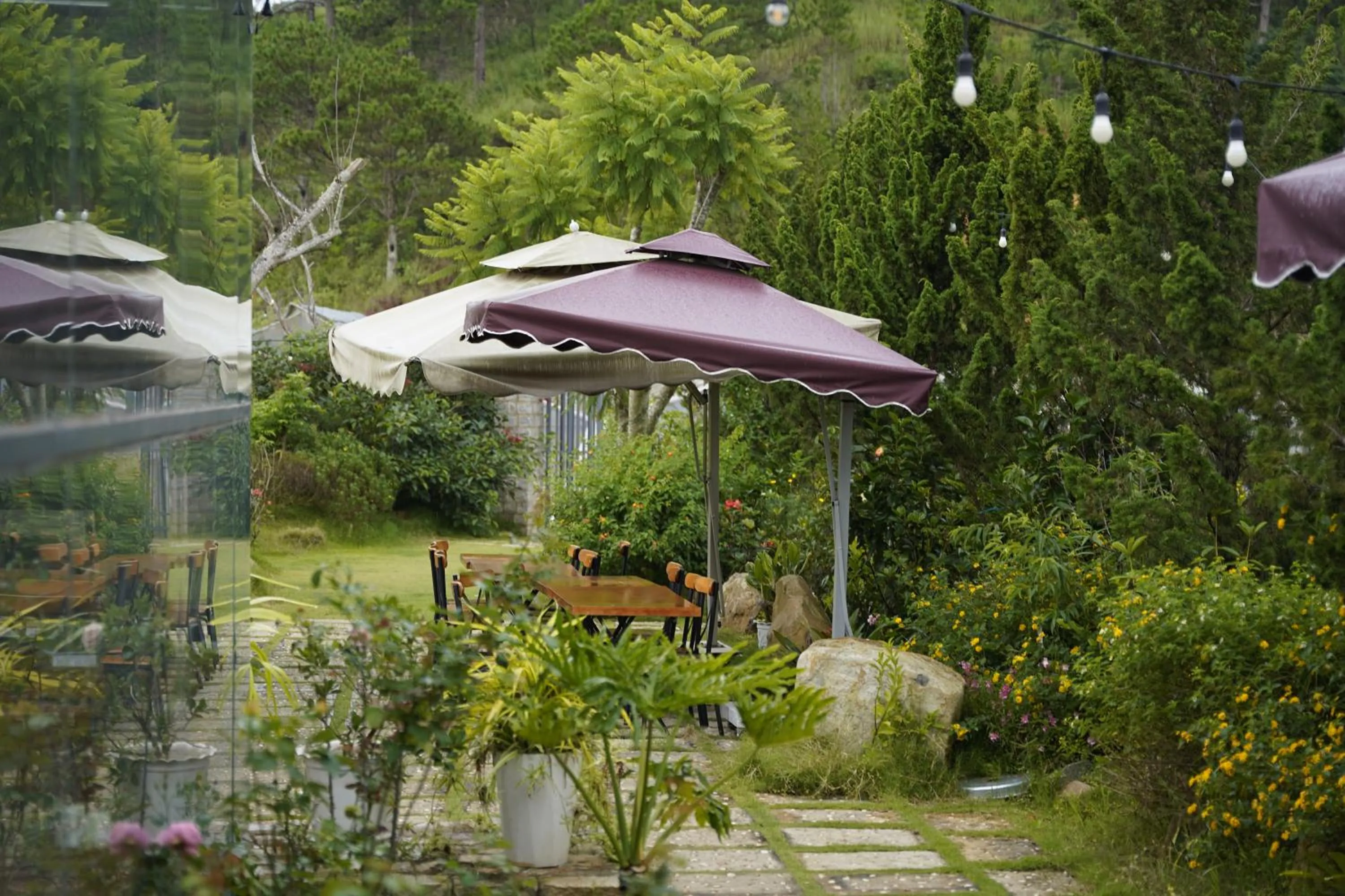 Garden in GREENECO DA LAT HOTEL - Khách sạn Green Eco Đà Lạt