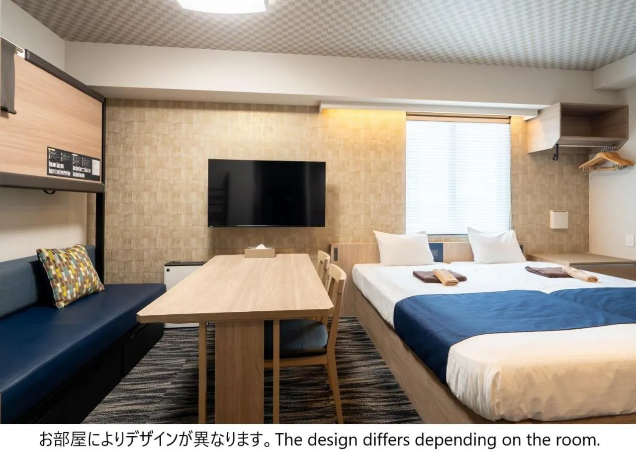 Bed in stayme THE HOTEL Asakusa Riverside