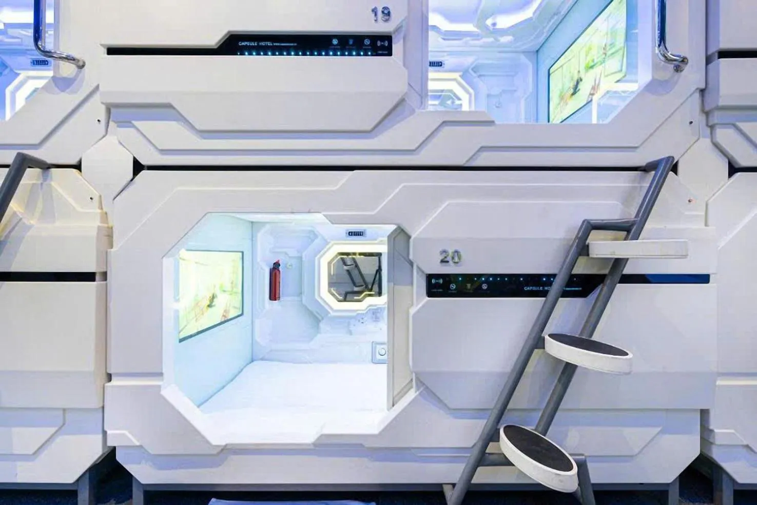 Bedroom in Capsule Riverside