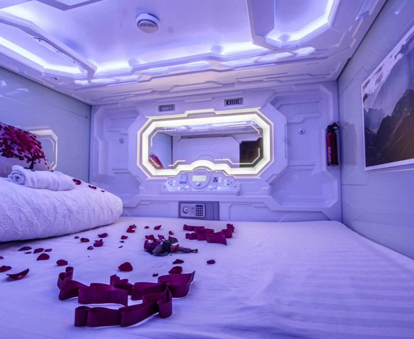 Photo of the whole room, Bed in Capsule Riverside