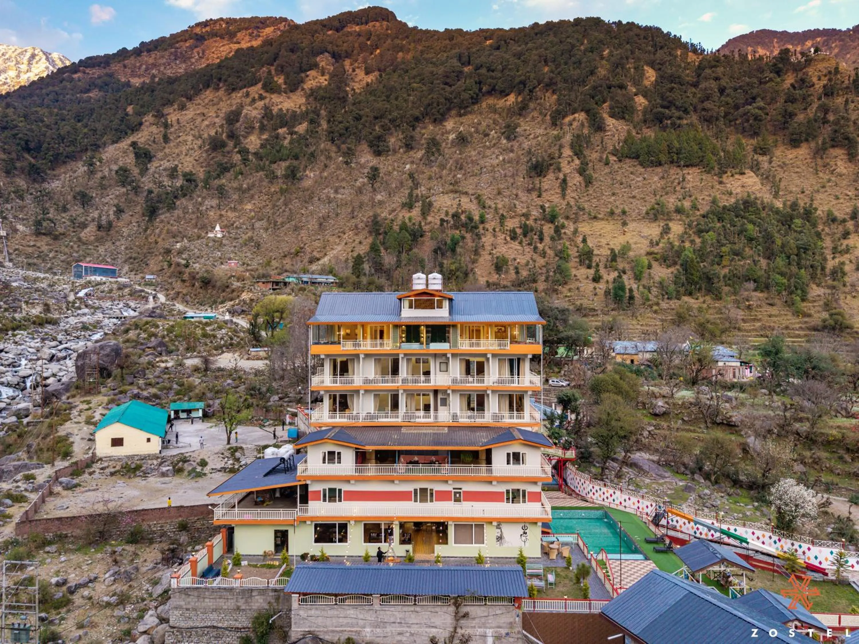 Property building in Zostel Plus Kareri