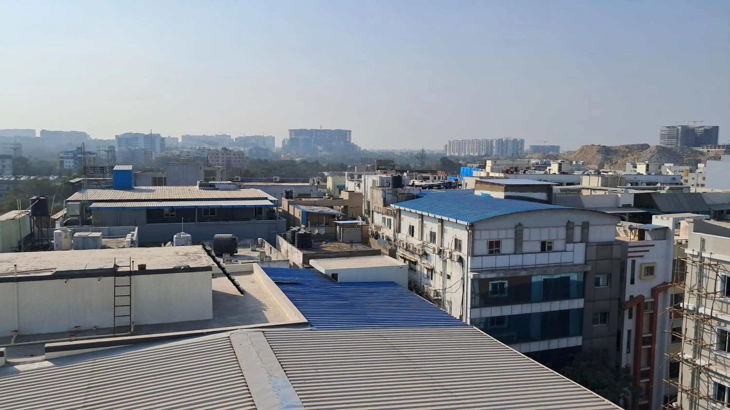 City view in The Balcony Hotel